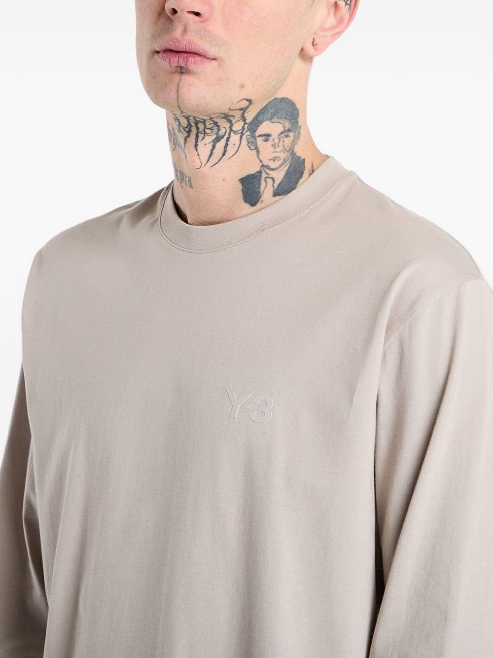 Dipped Long Sleeve Tee KQ9781 BROWN Y-3