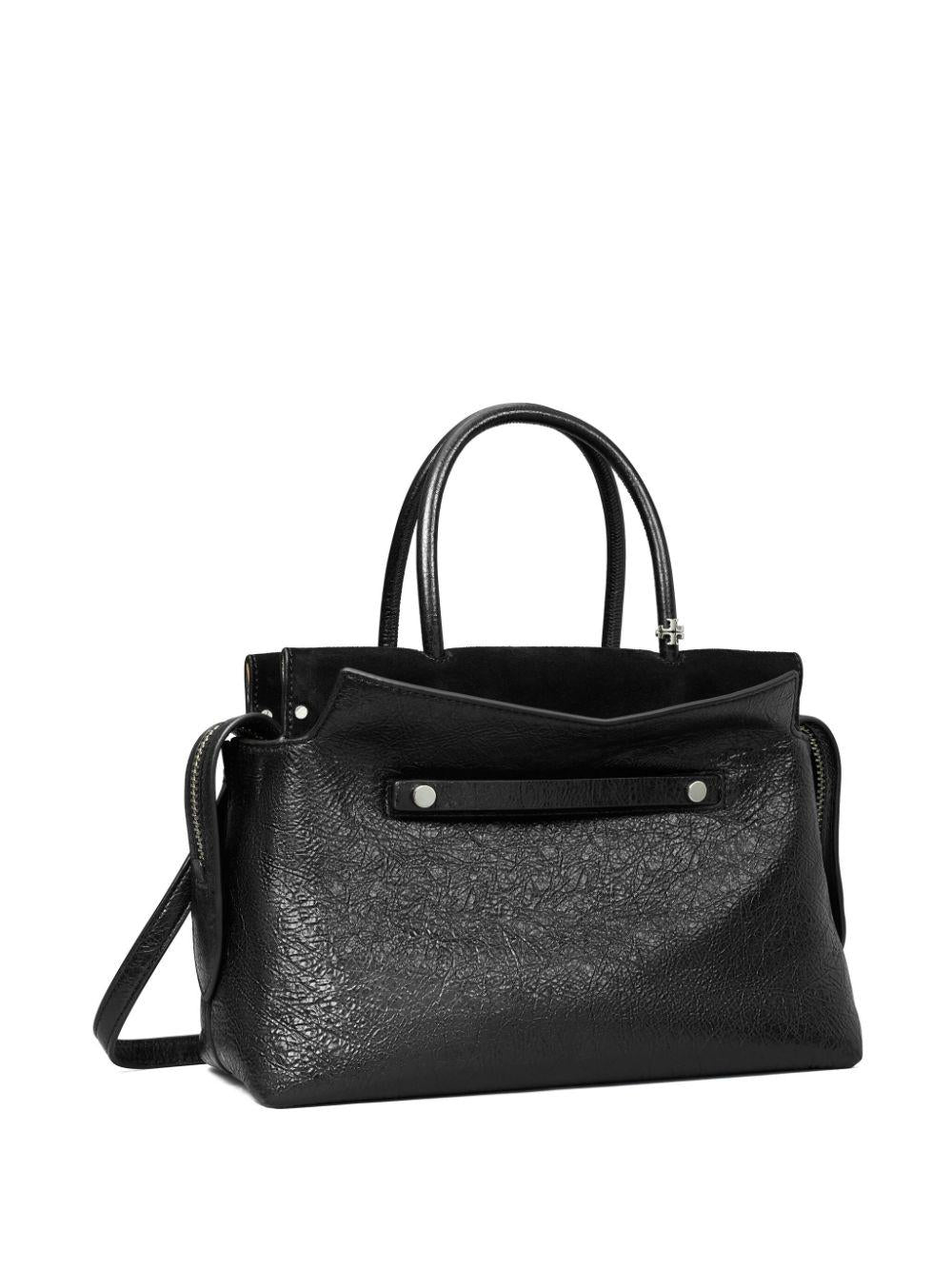 Mercer Distressed tote bag 165150 001 BLACK TORY BURCH