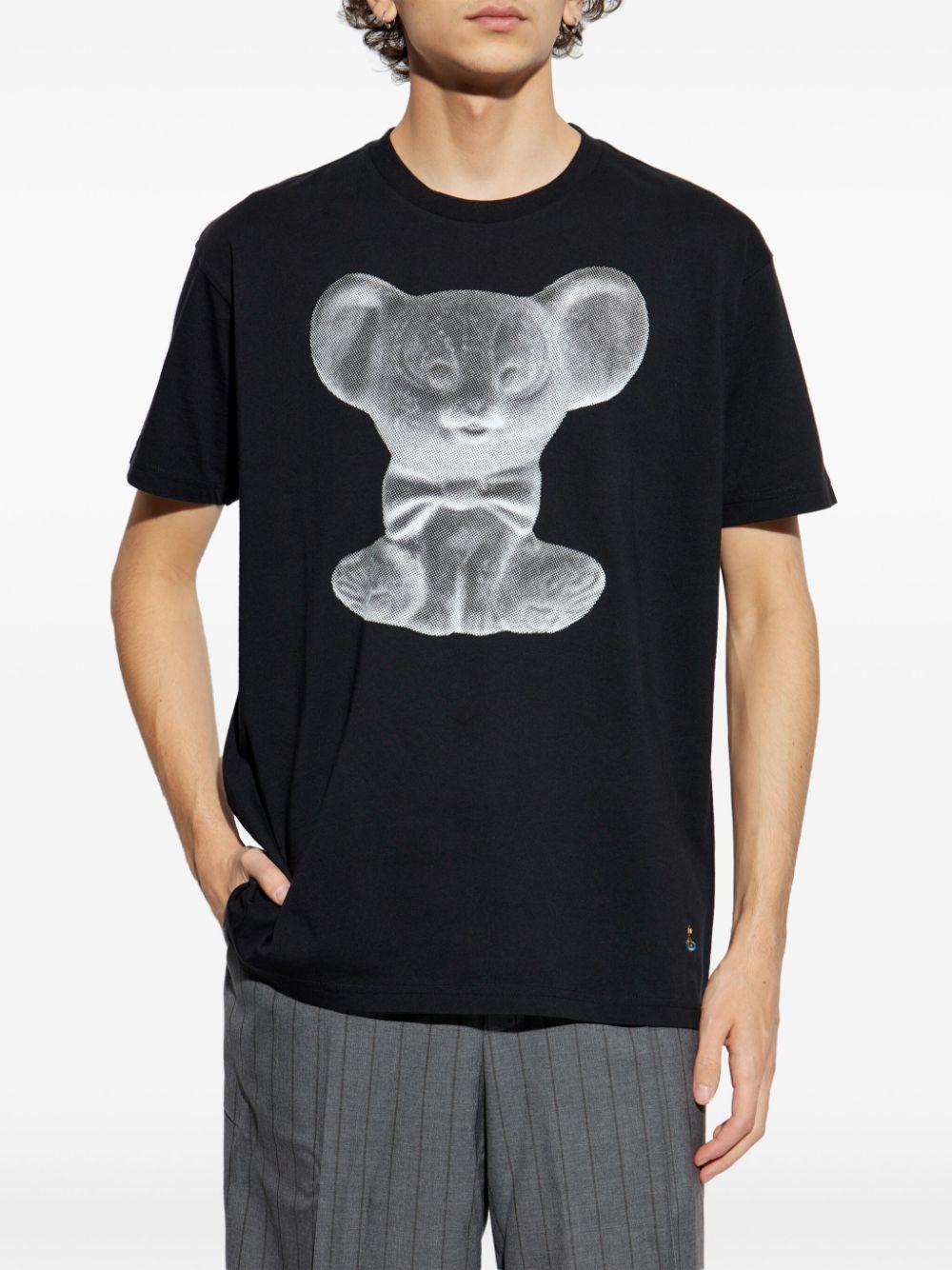 Mouse T-shirt 3G010030J001M N401 BLACK VIVIENNE WESTWOOD