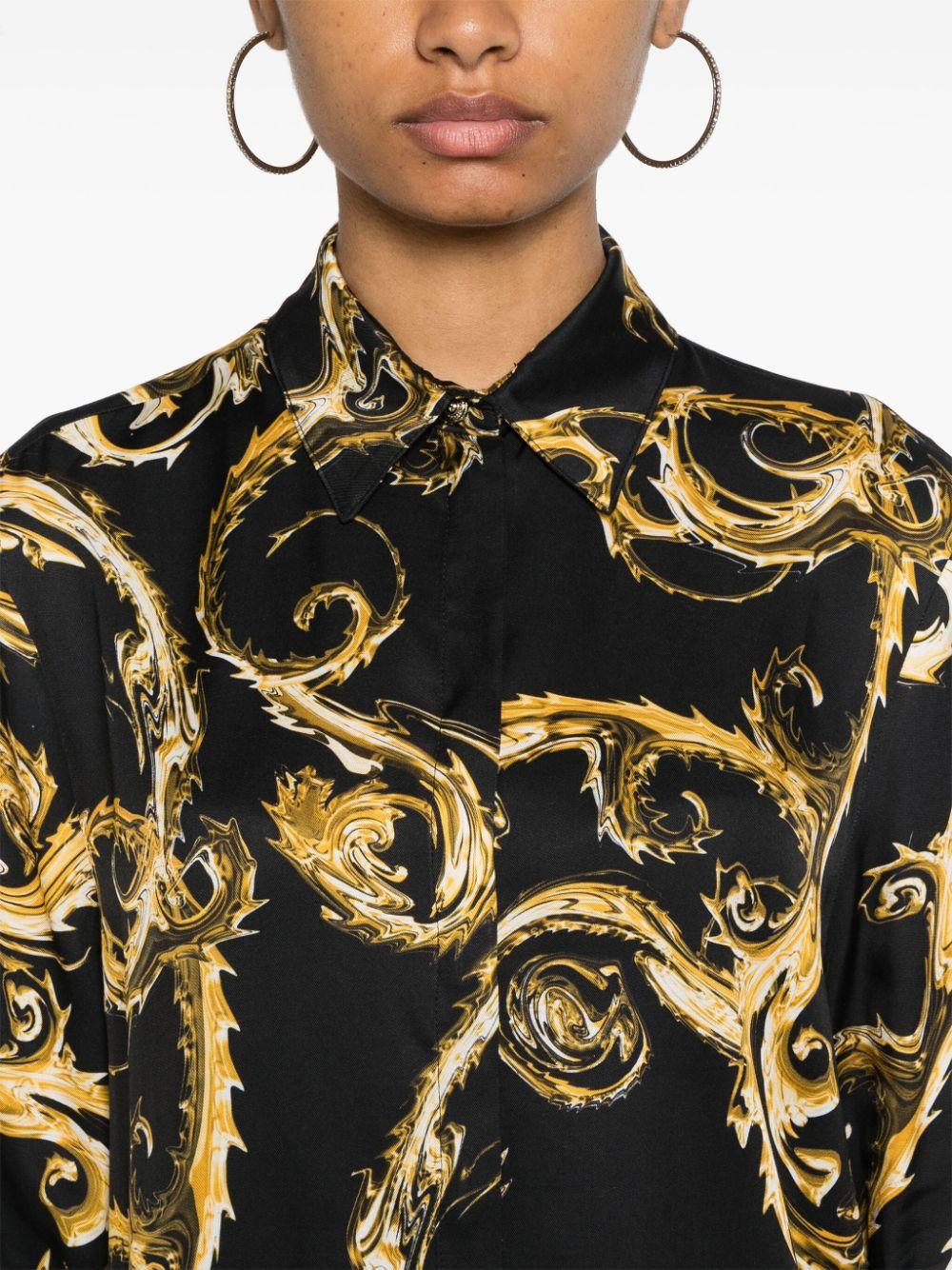 77HAL222NS508 G89 BLACK GOLD VERSACE JEANS COUTURE