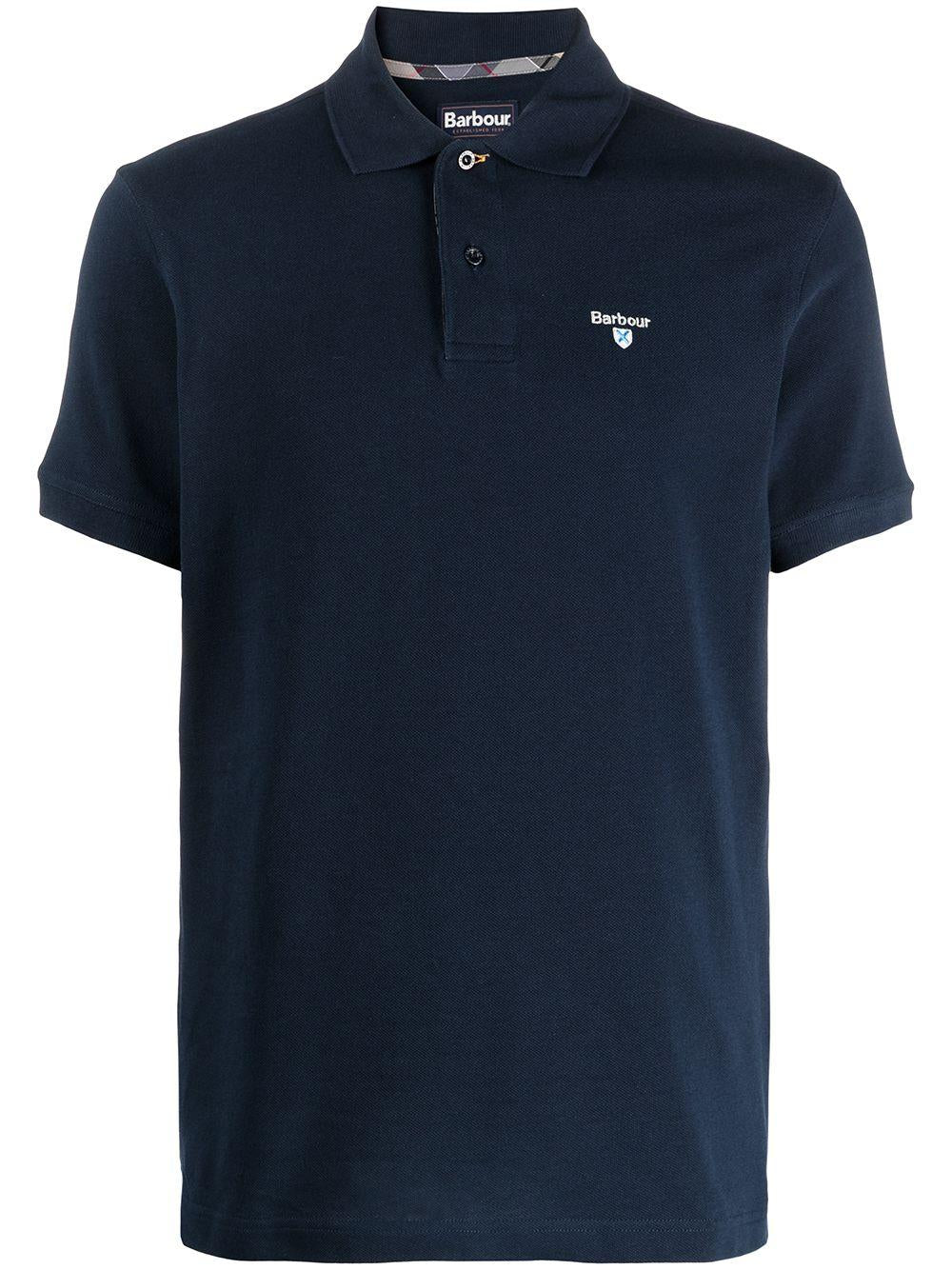 Polo in cotone MML0012 NY31 NEW NAVY BARBOUR