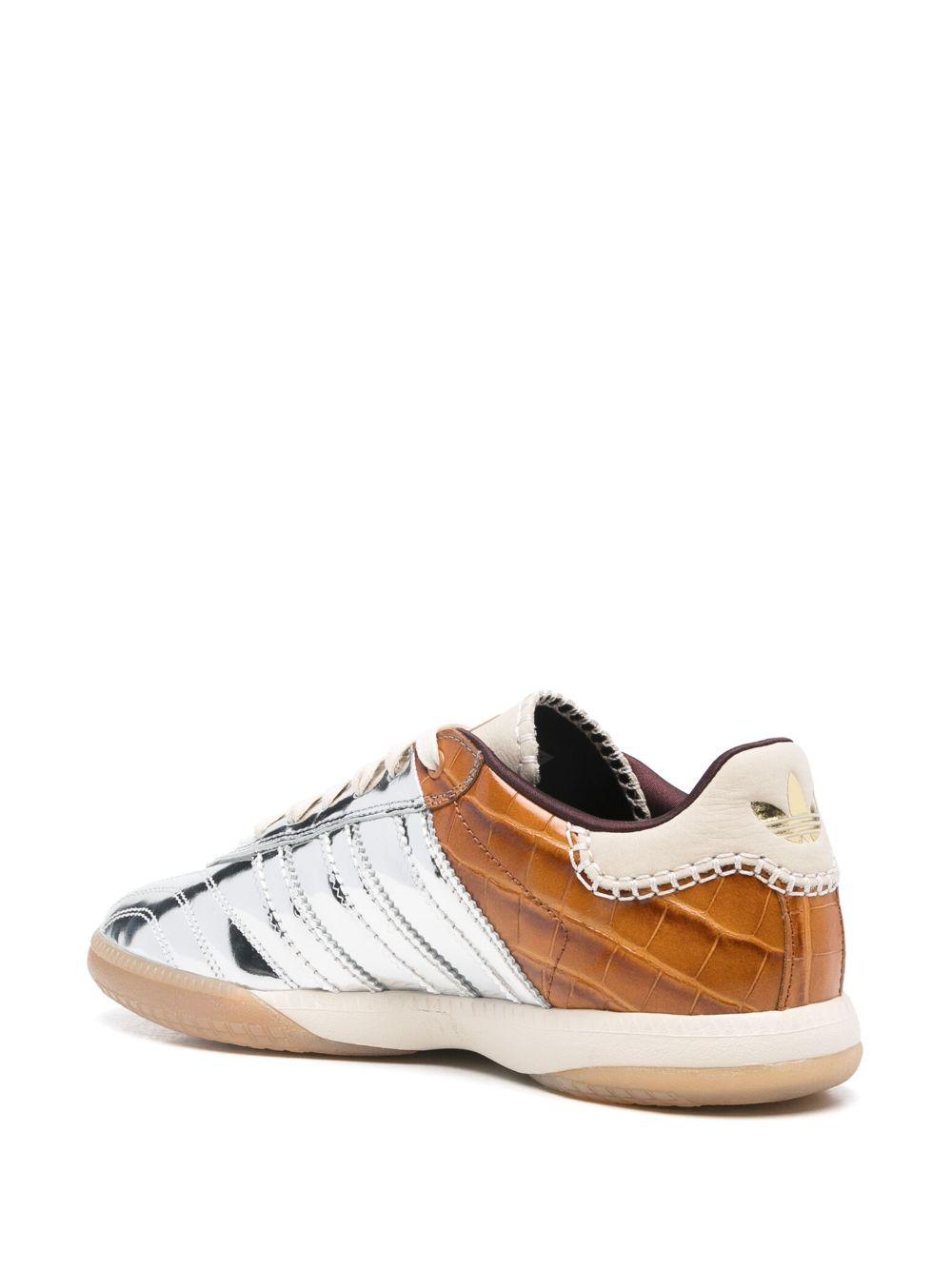 Wales Bonner Samba Millenium "Silver Metallic/Easy Yellow" Sneakers IH5777 SILVER ADIDAS X WALES BONNER
