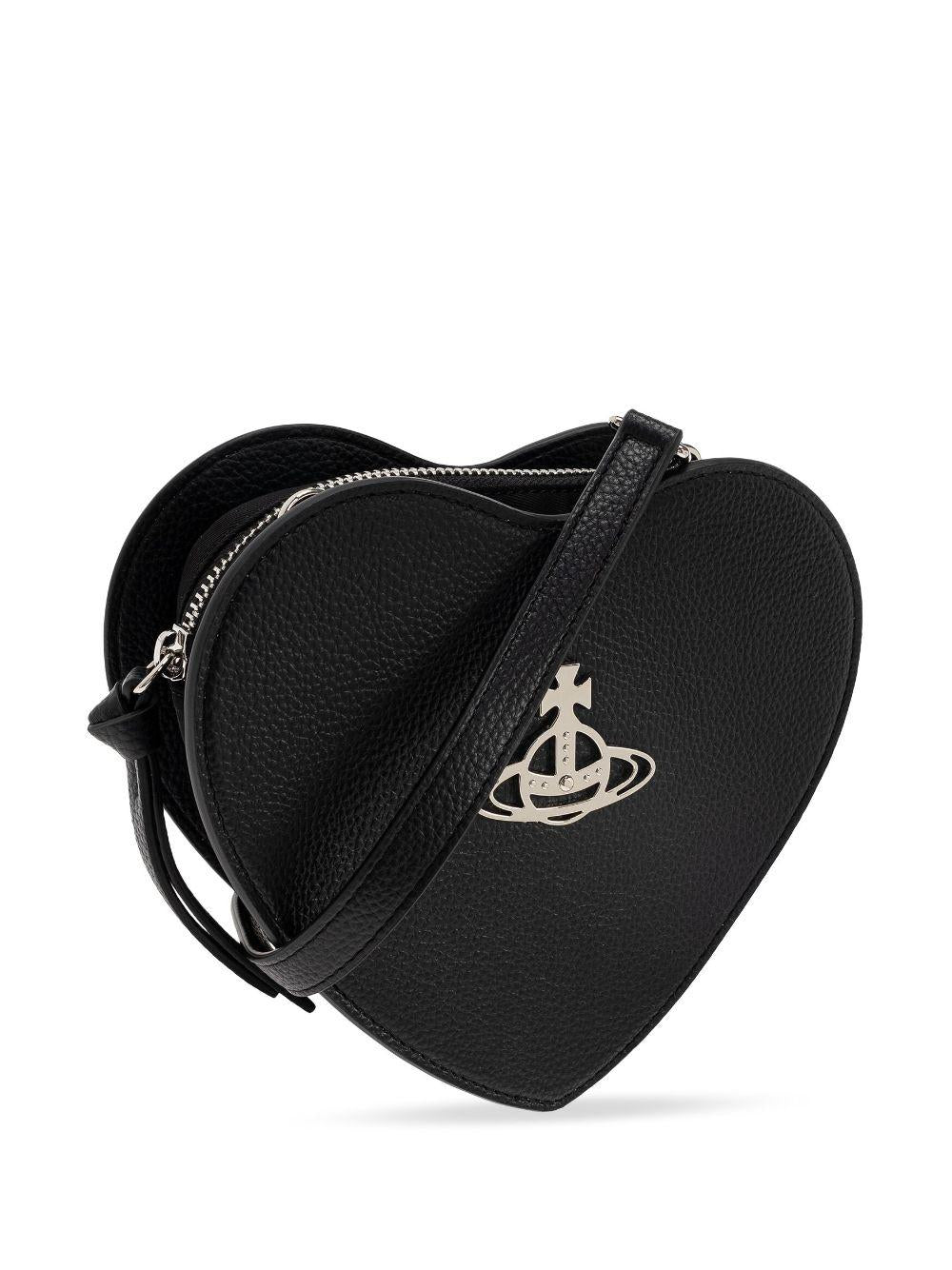 Louise Heart cross body bag 4803000TWS000D N403 BLACK VIVIENNE WESTWOOD