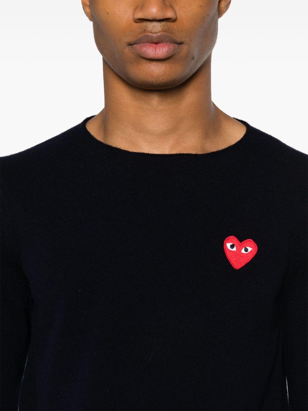 P1N068 2 NAVY COMME DES GARCONS PLAY