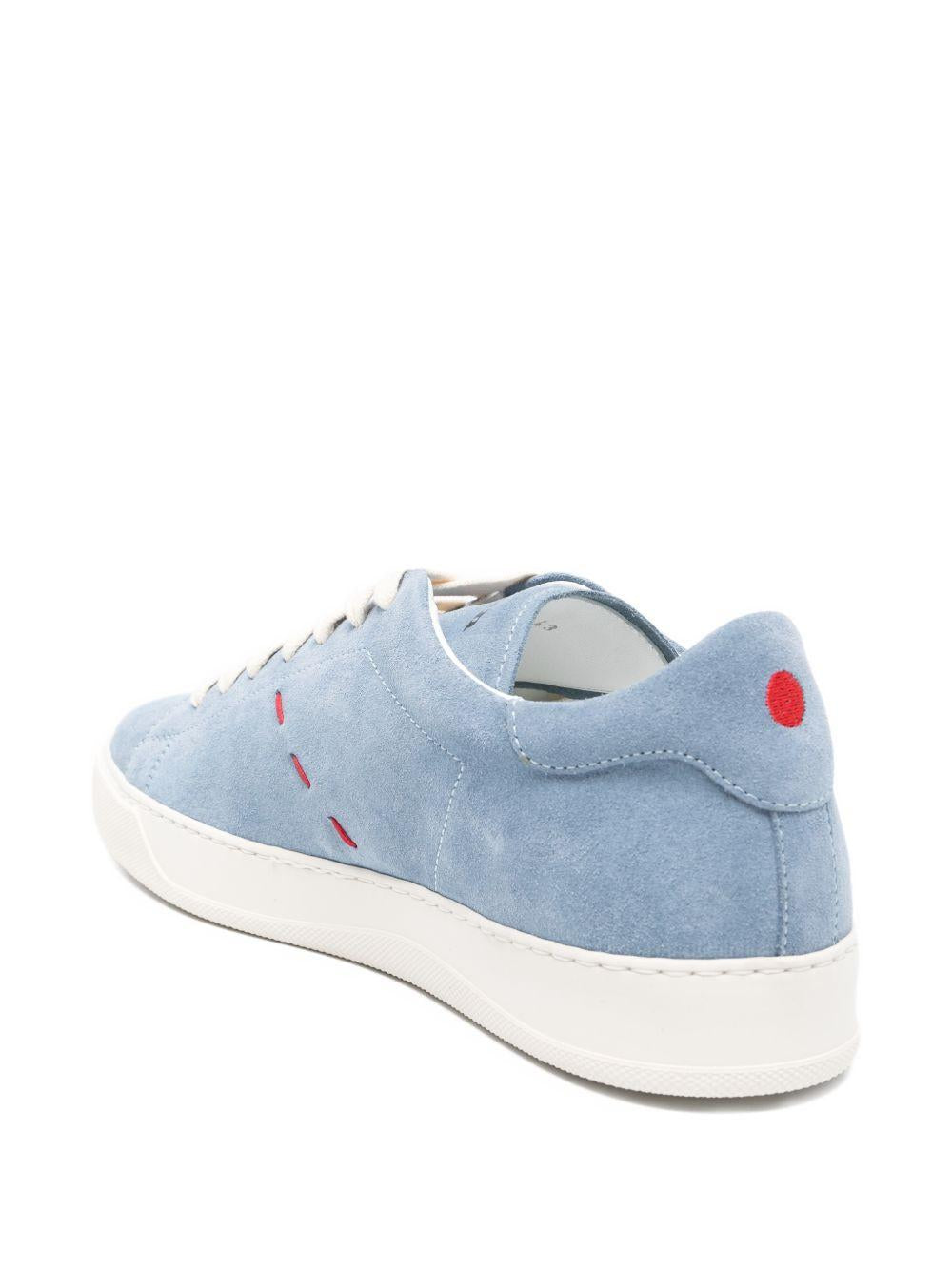 KITON - Sneakers in suede USSA421N0141206007 CELESTE KITON