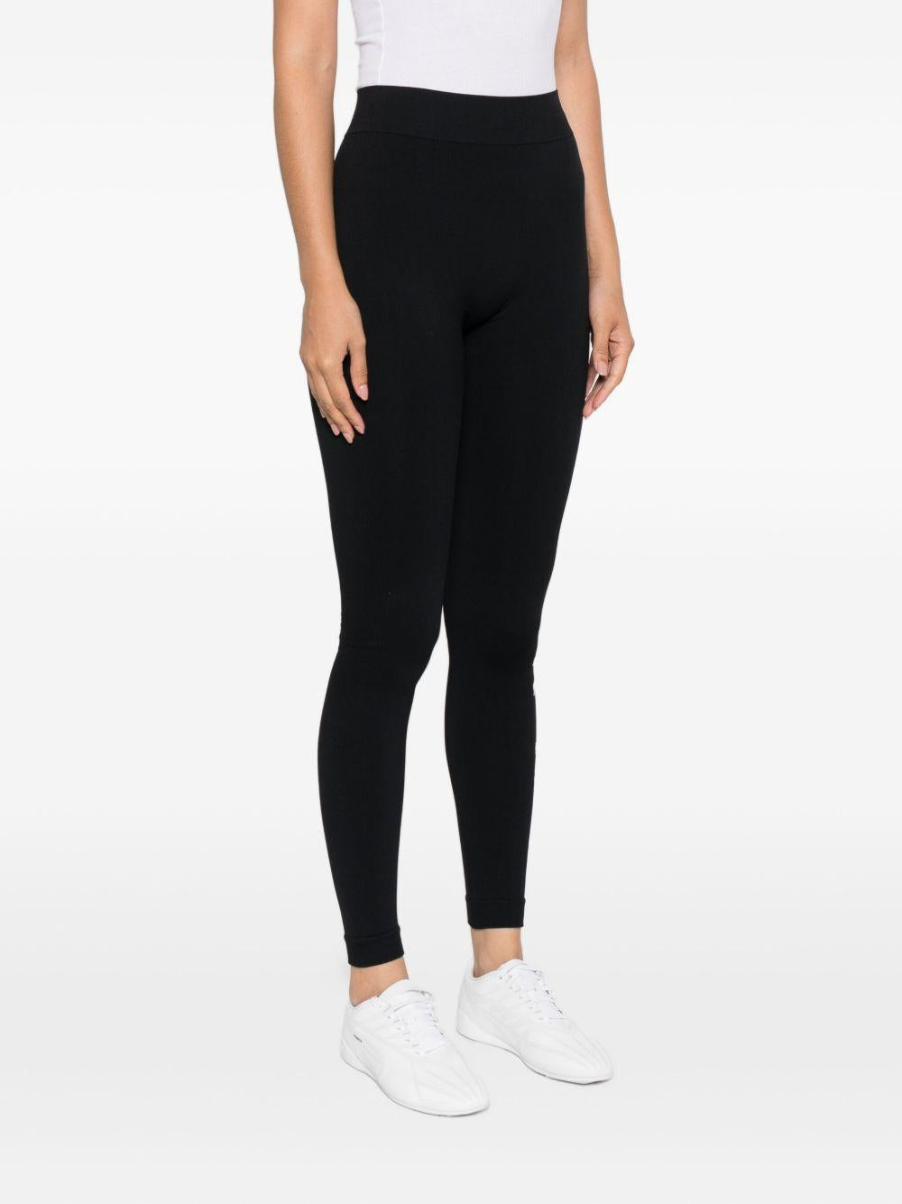 Leggins In Tessuto Tecnico Strech BASILEAMM07006 005 NERO S MAX MARA