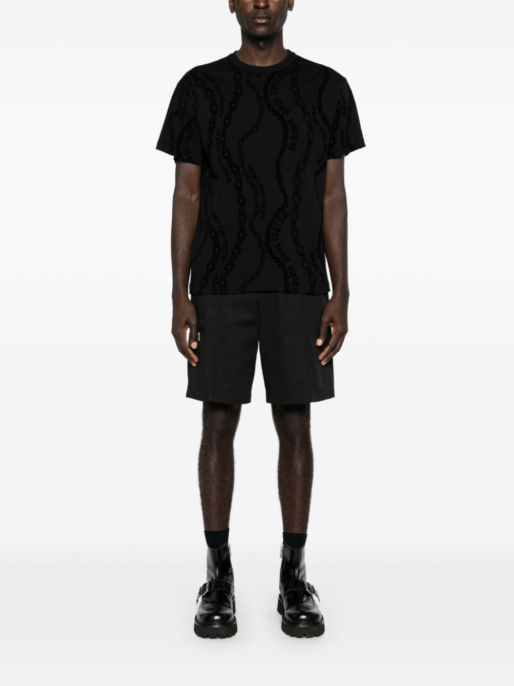 77GAH6R0JS415 899 BLACK VERSACE JEANS COUTURE