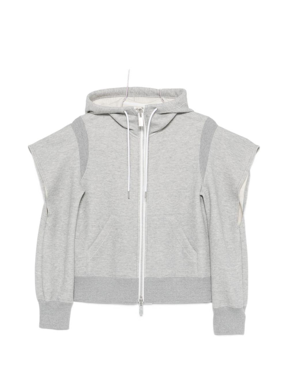 Felpa con cappuccio 'Sponge' 2608346 376 LIGHT GRAY SACAI