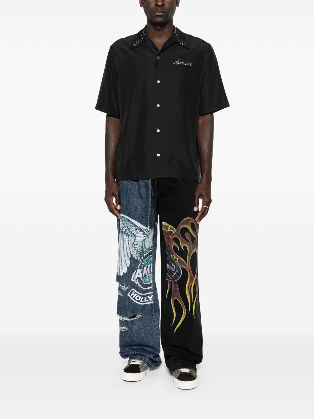 Stud Camp Shirt AMTOSH1013 001 AMIRI