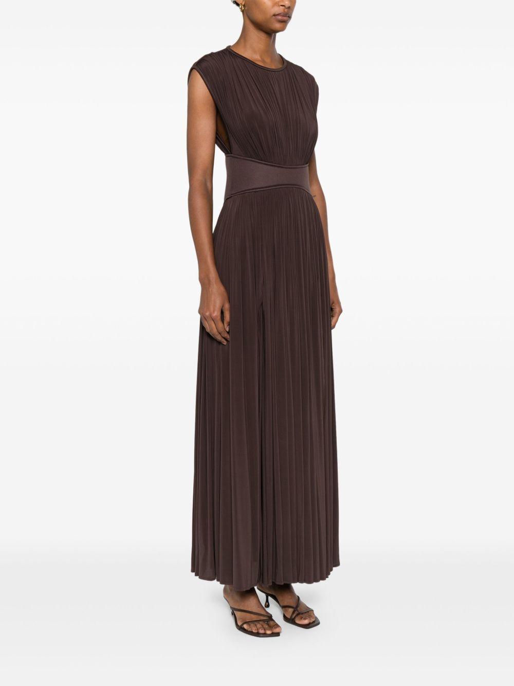 Abito lungo Illuminate Column 4364DS251 CHOCOLATE ZIMMERMANN