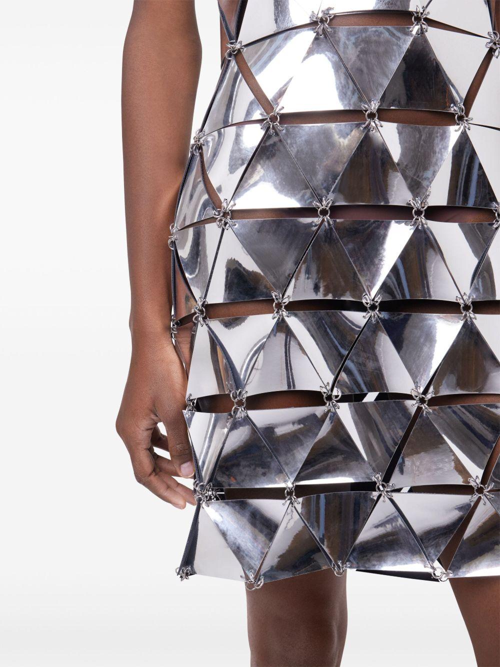 Assembly mini dress 25EIRO103PS0557 P061 MIRROR RABANNE