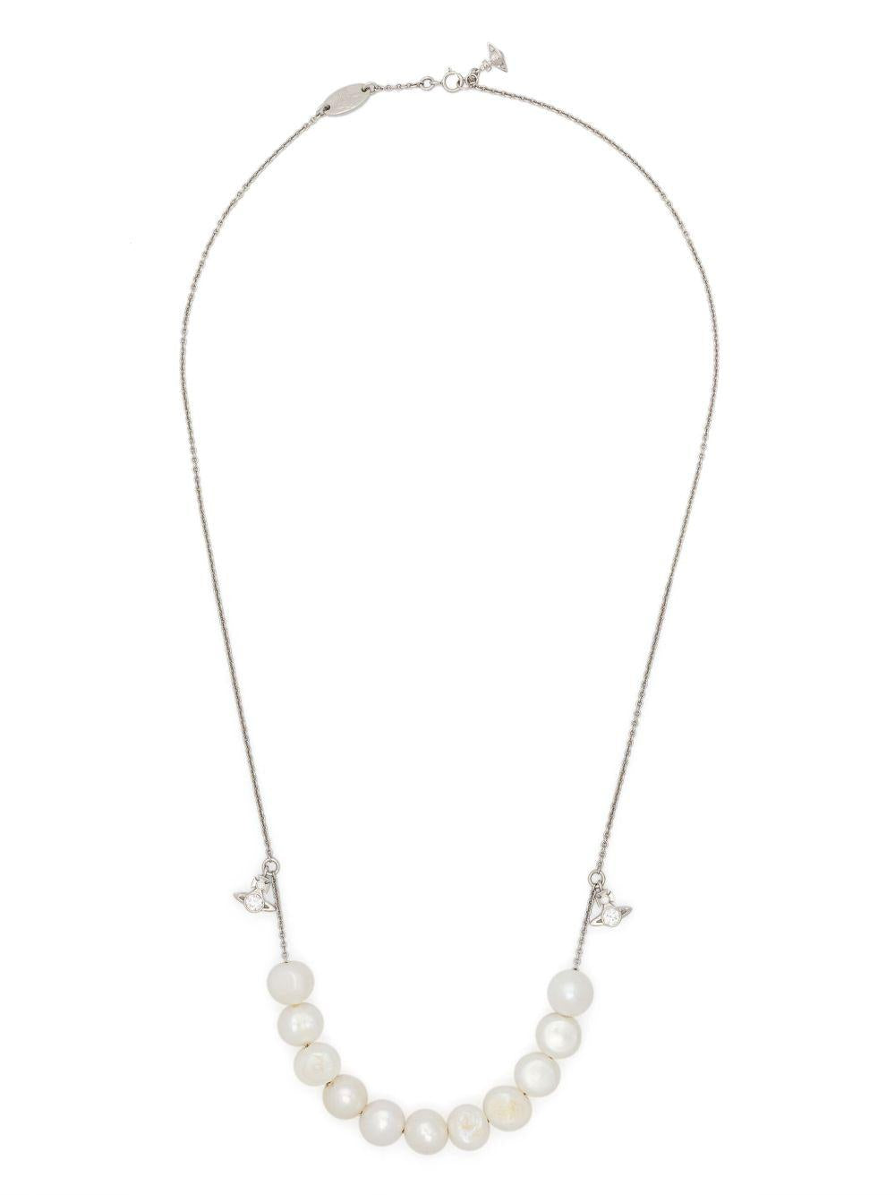 6301011J01P316IM P316 PLATINUM FRESHWATER PEARL VIVIENNE WESTWOOD