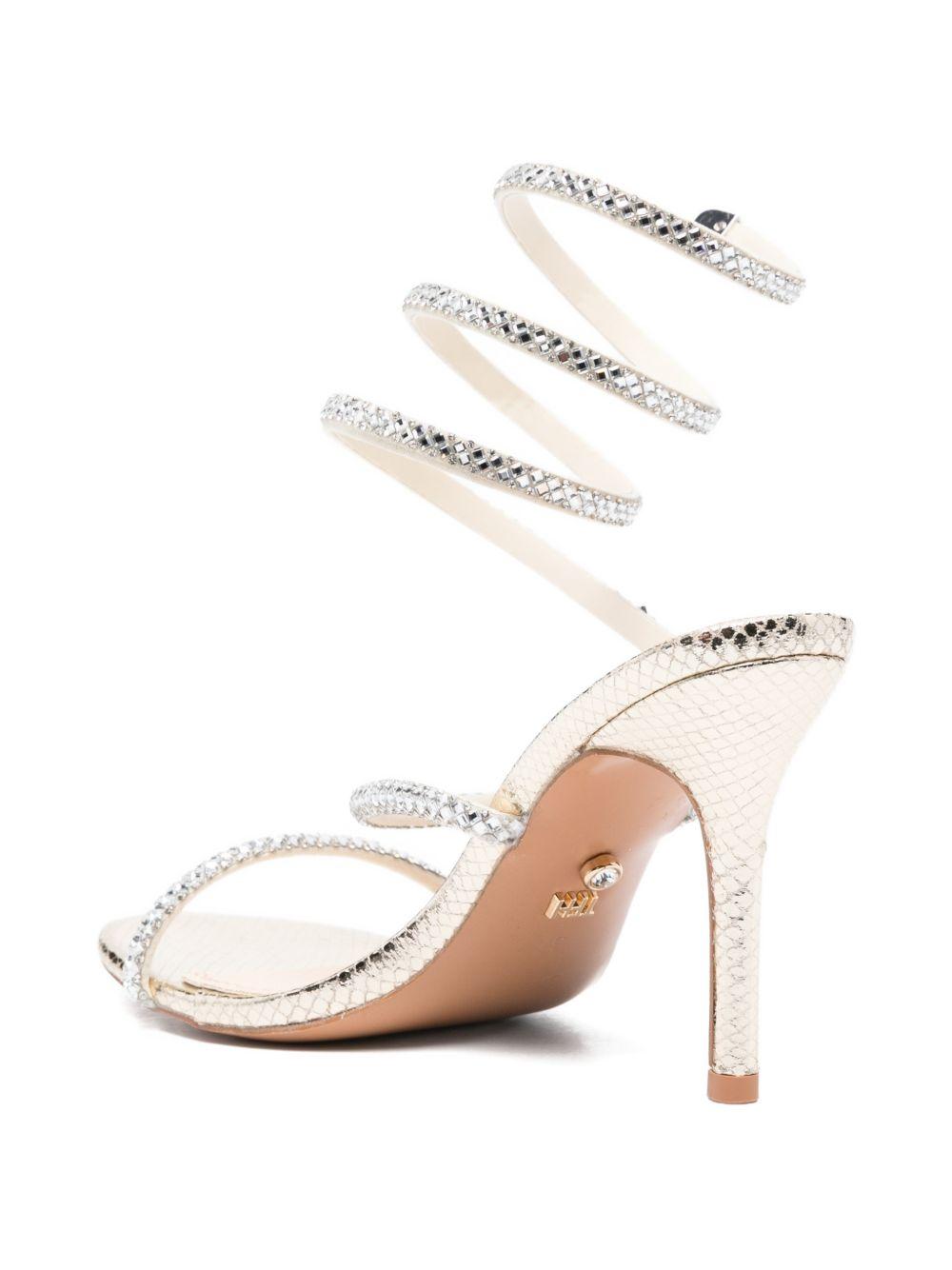 Scarpe a spirale decorate SH378ORO62P ORO TWENTY FOURHAITCH