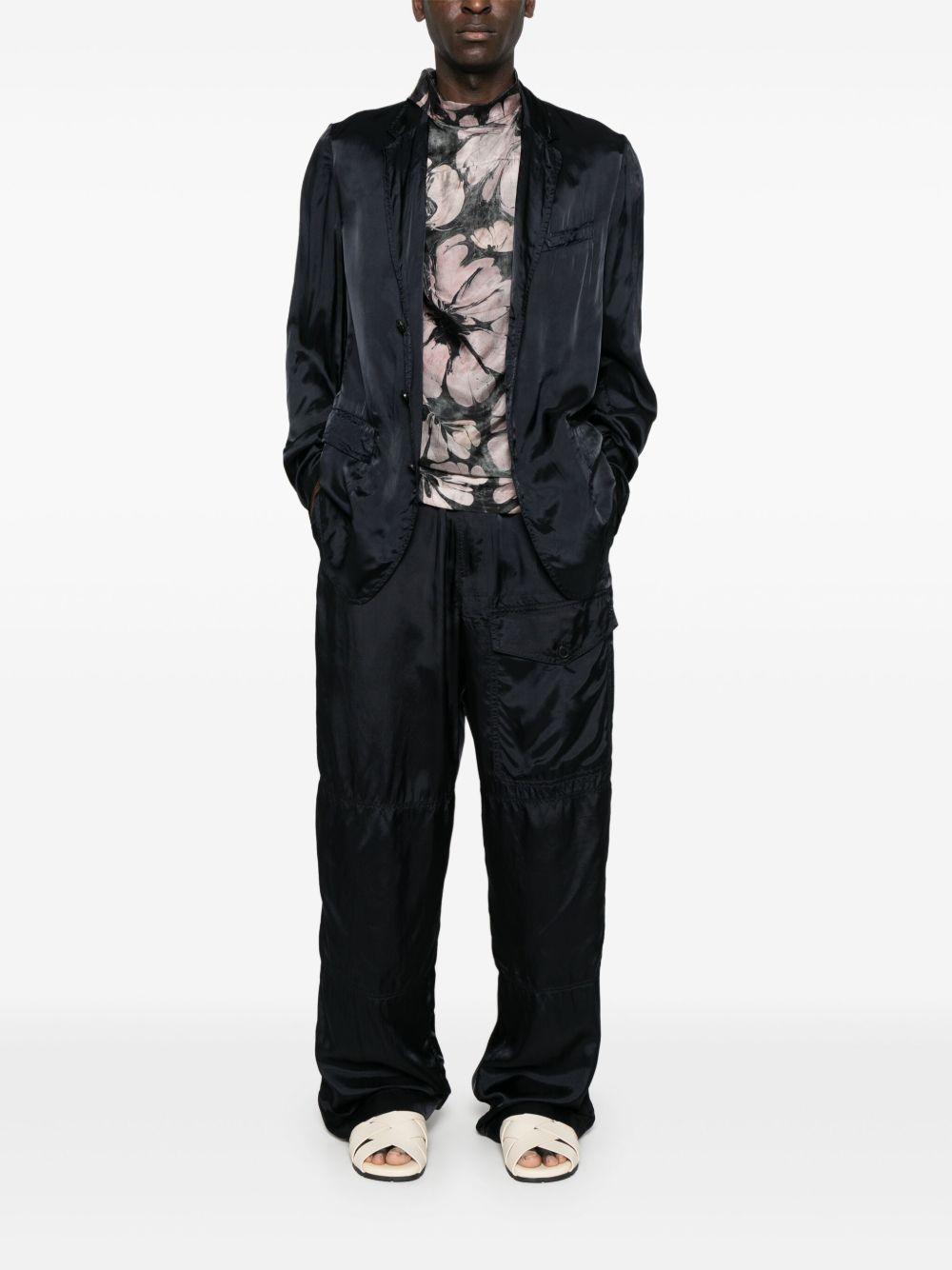 Giacca Biblo in viscosa 2510204141427 509 NAVY DRIES VAN NOTEN