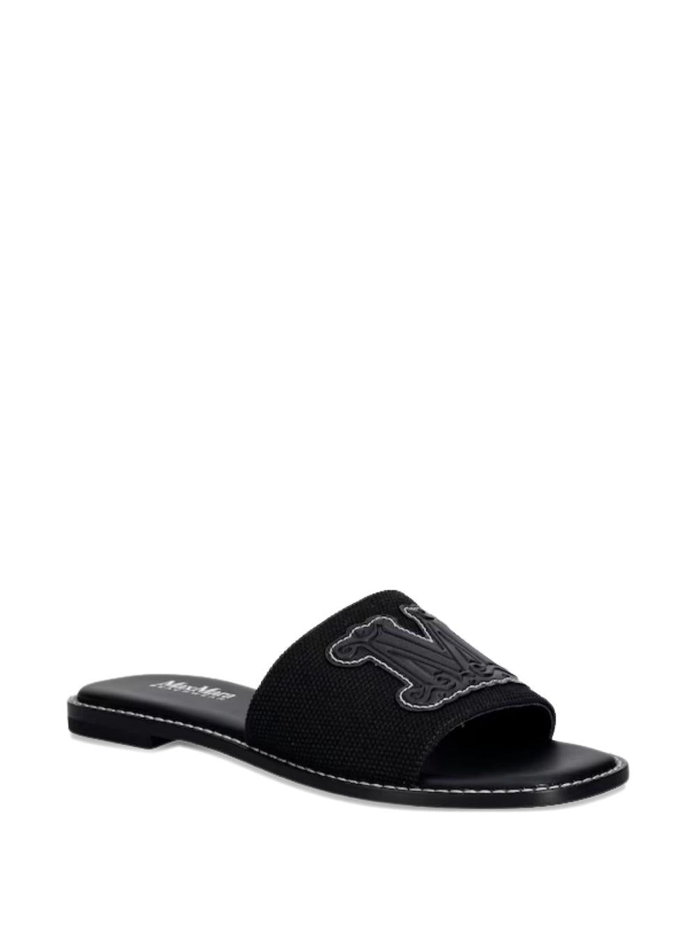 Ciabatte In Canvas BCHCAUCASO 002 NERO MAX MARA