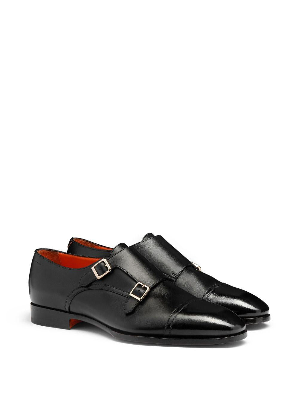 Mocassini doppia fibbia MCAD19027JC6BNTGN01 BLACK SANTONI