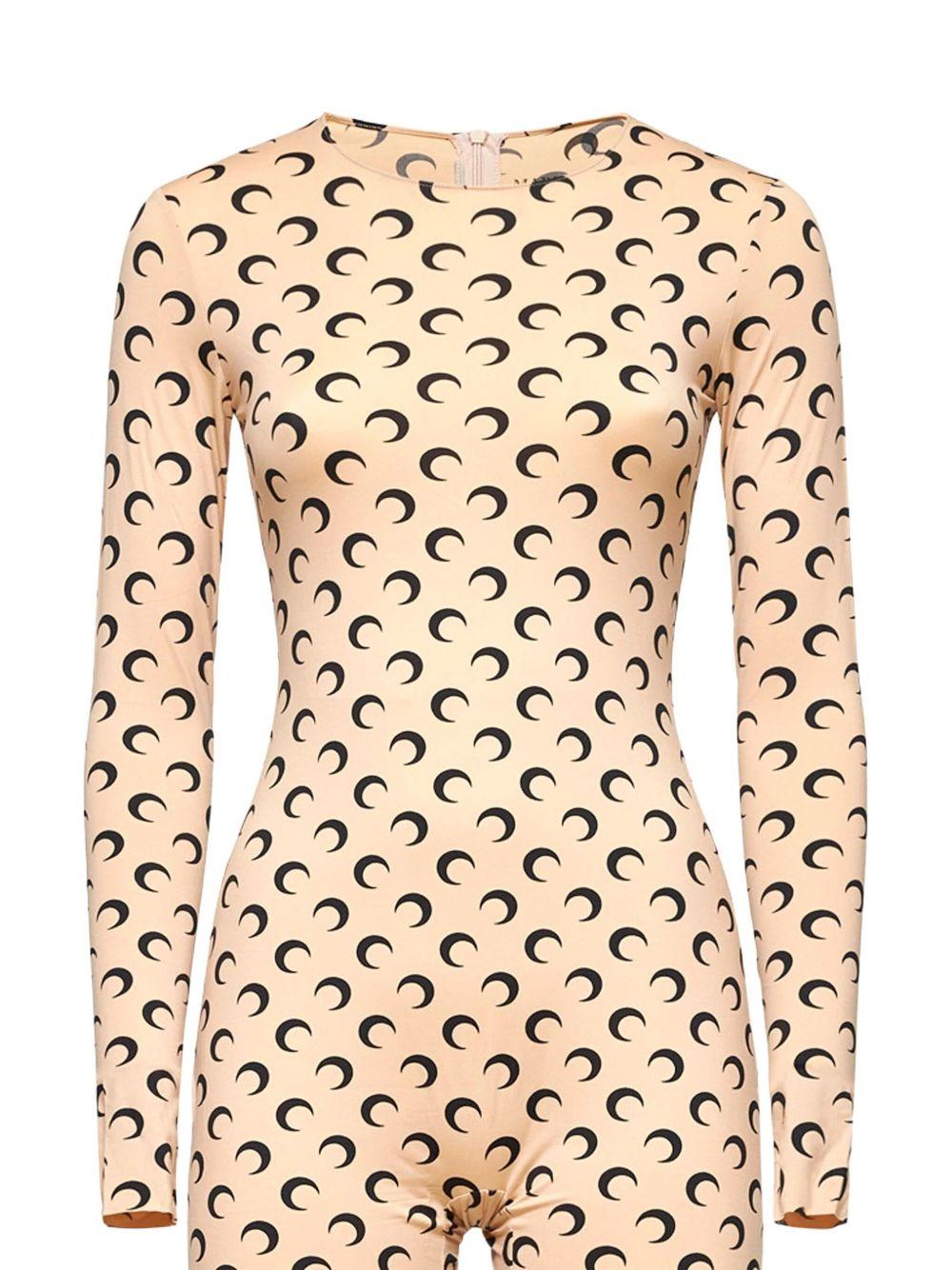 Recycled Jersey Moon Catsuit WJS002ACJER0001 TA10 TAN MARINE SERRE