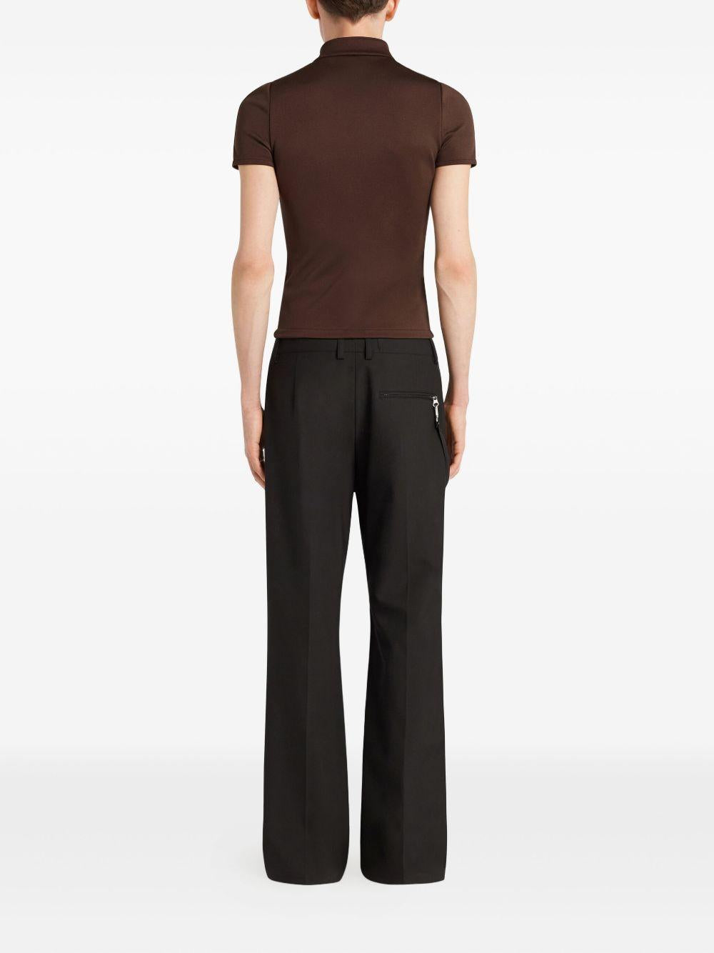 Light Twill Bootcut Pants 325CPA412PL0222 9999 BLACK COURREGES