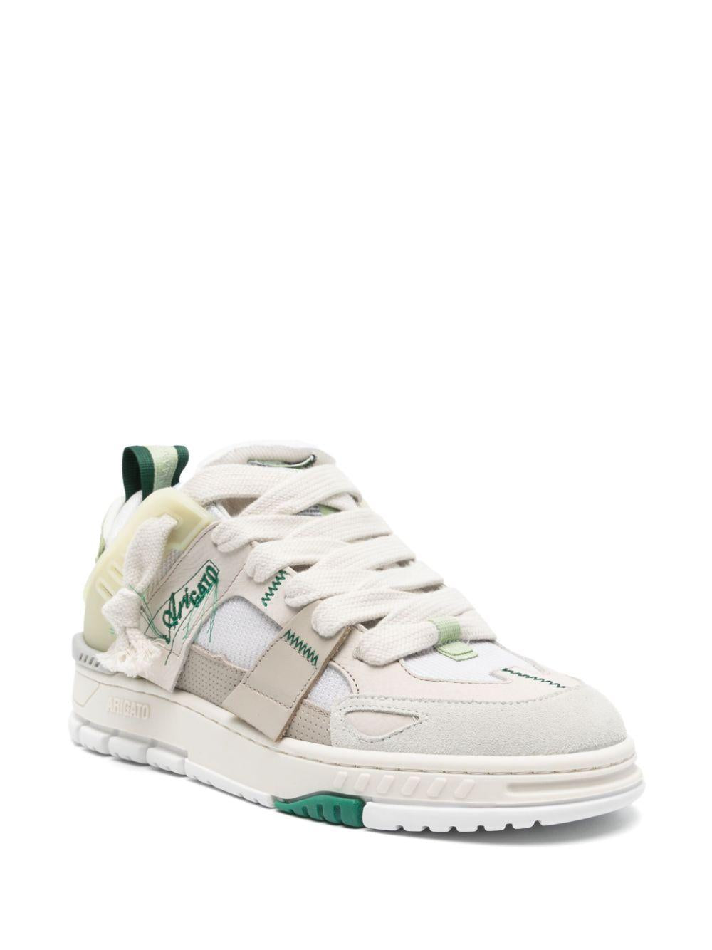 Area Patchwork Sneaker F2761002 DK BEIGE LT GREEN AXEL ARIGATO