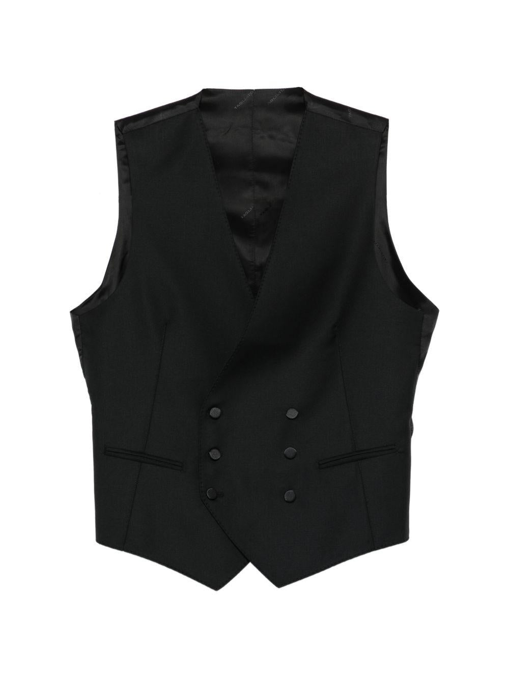 Gilet Doppiopetto PORTOS/FPE070001 N5712 NERO TAGLIATORE