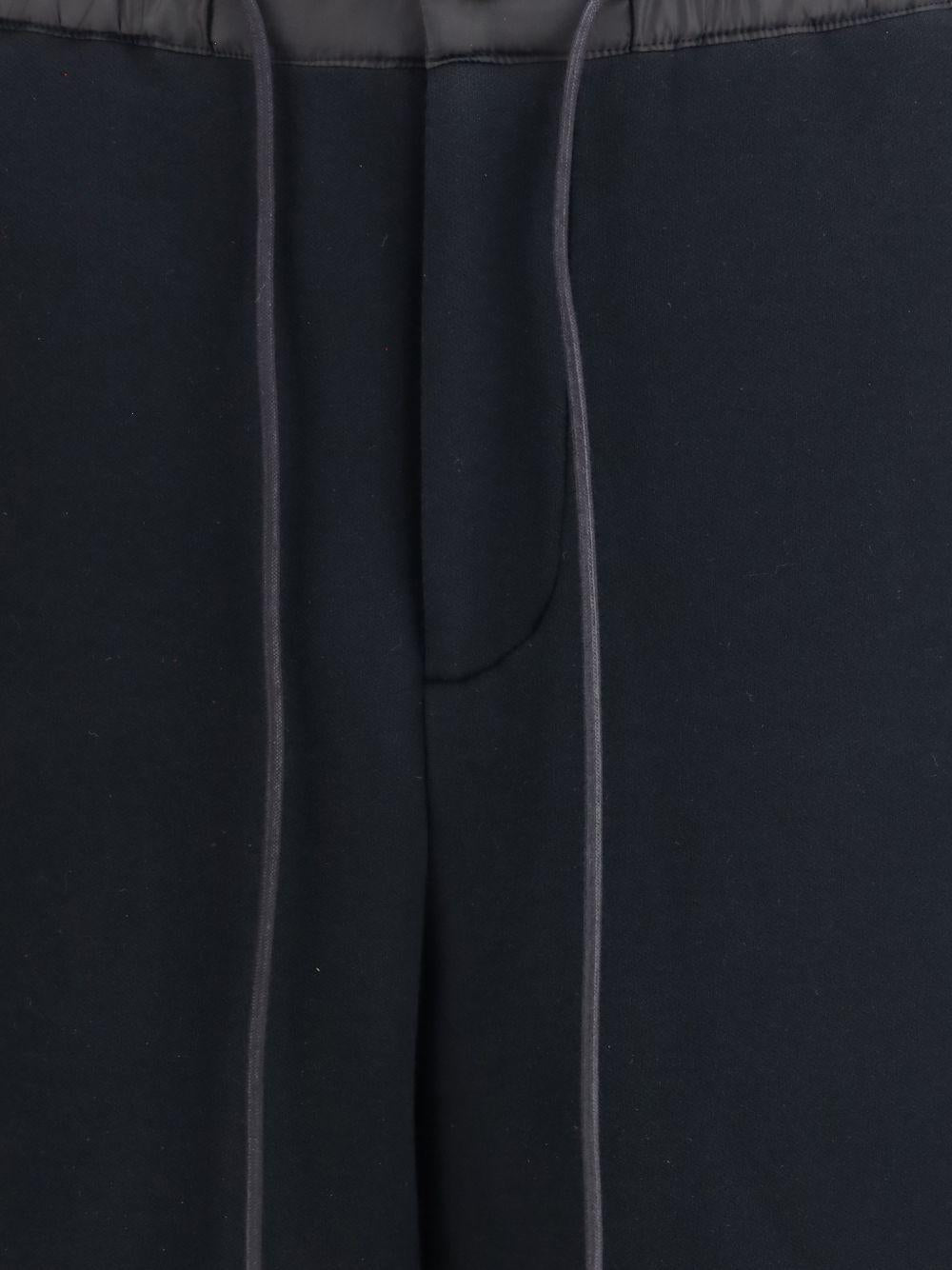 Black Sponge Sweatpants<BR/> 2603951M 001 BLACK SACAI