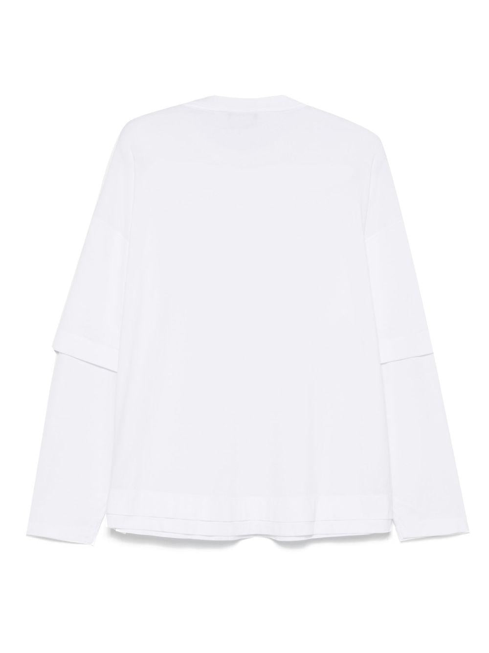 T-shirt a maniche lunghe RB51201 01 BIANCO ROBERTO COLLINA