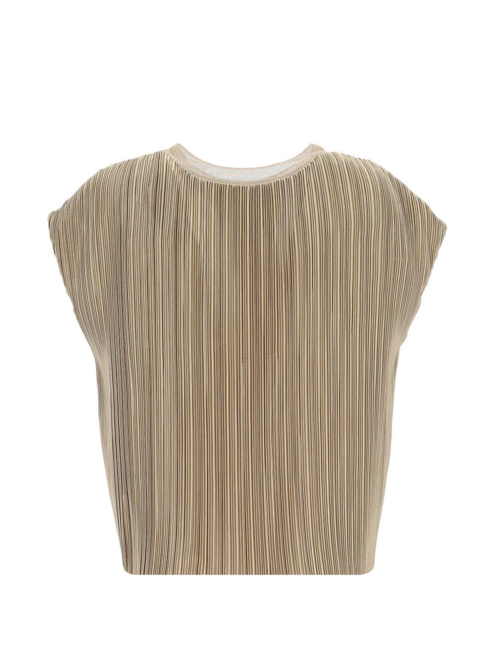 JOSEPH - Top Cedre in raso plissé JF009745 0801 POWDER JOSEPH