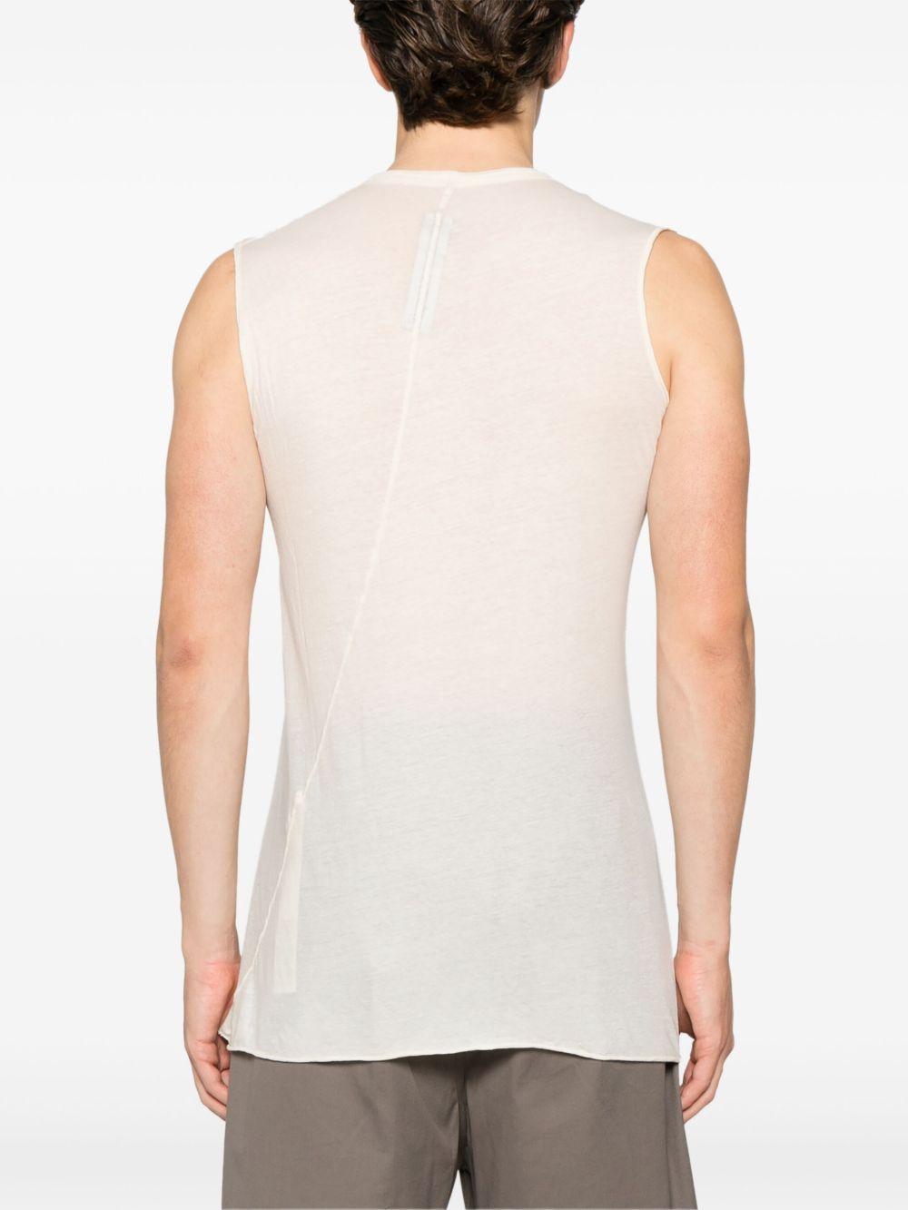 Cotton tank top RU01E5151UC 21 NATURAL RICK OWENS