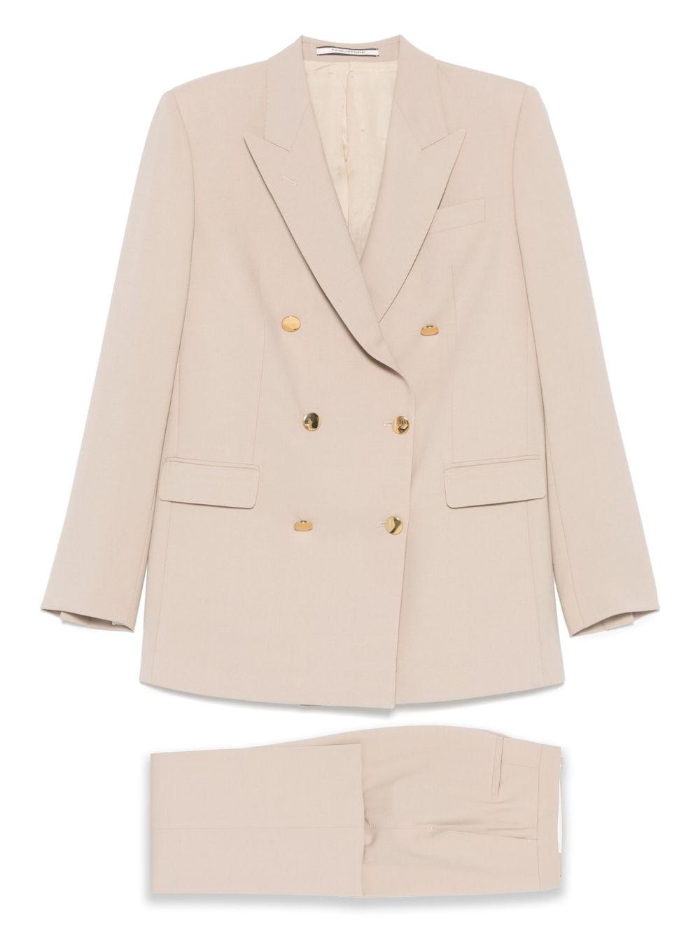 Abito doppiopetto con rever a lancia TJASMINE10BAD340179U ET823 TAGLIATORE