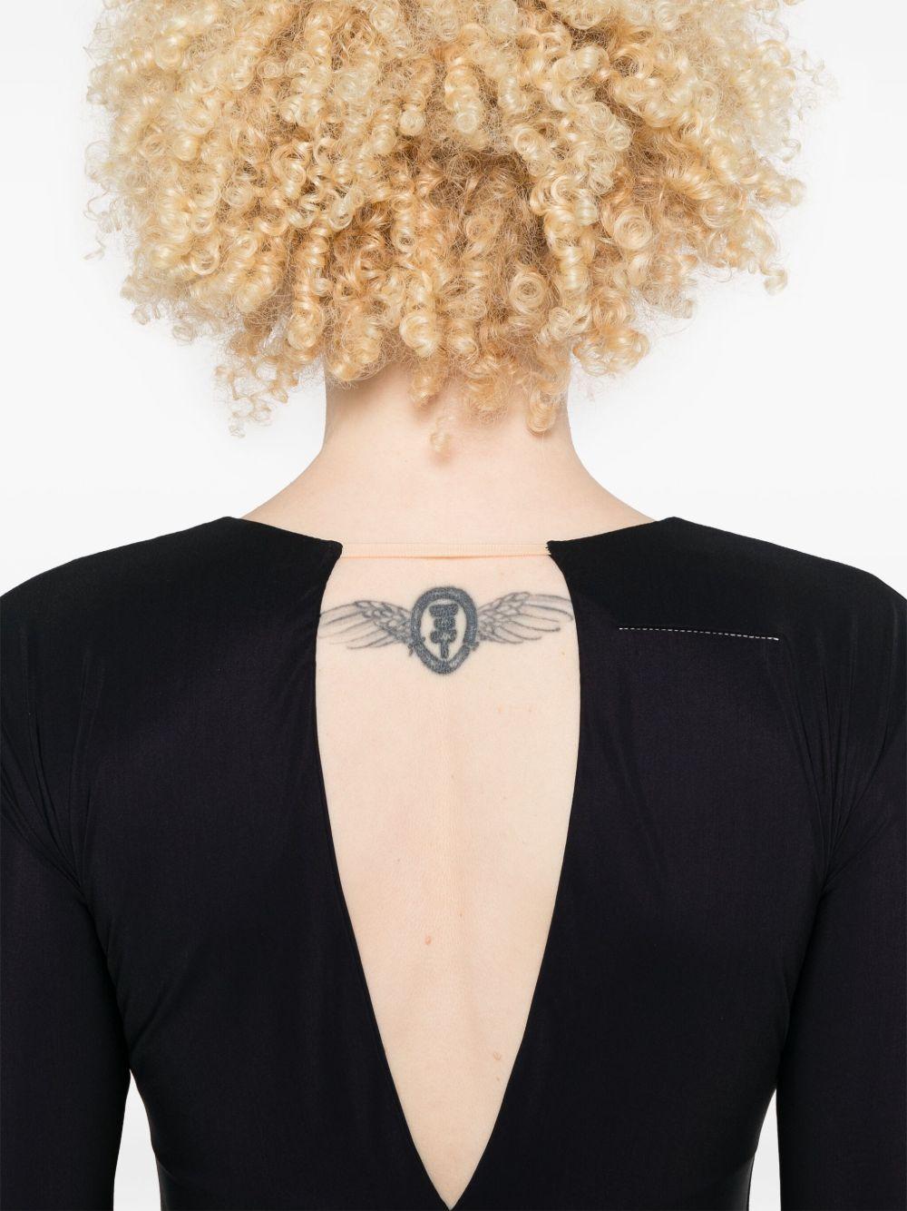 V-neck maxi dress S52DG0026S20518 900 MM6 MAISON MARGIELA