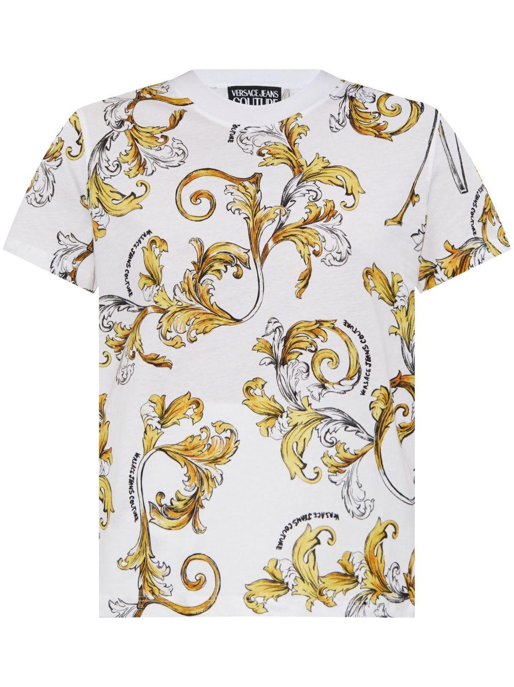 78HAH613JS458 G03 WHITE GOLD VERSACE JEANS COUTURE