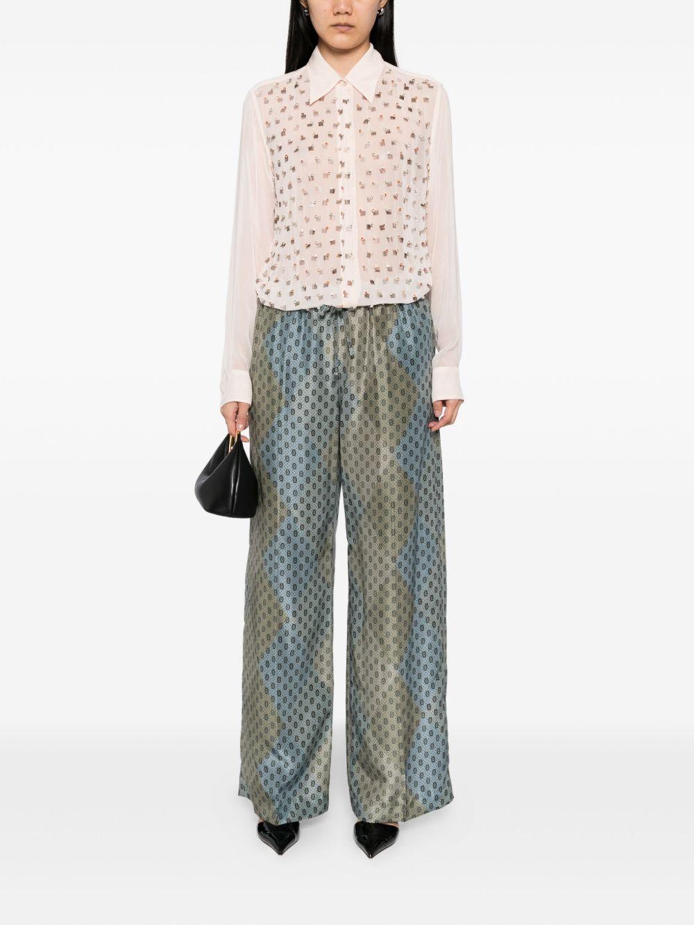 Embellished Shirt CHOWYEMB2314 300 BLUSH DRIES VAN NOTEN