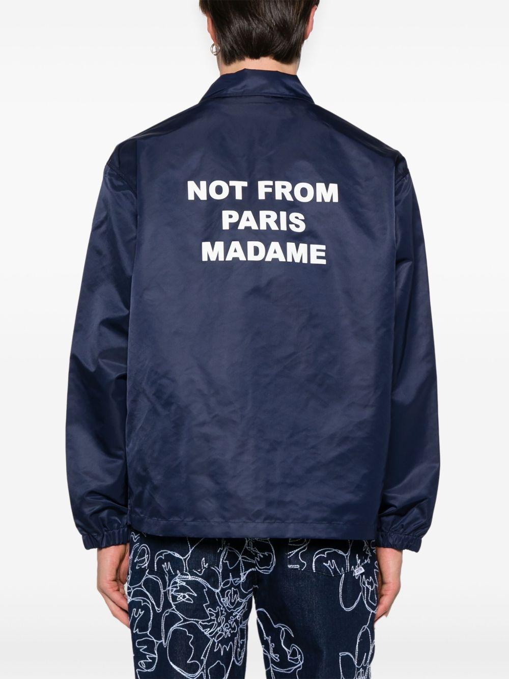 La Veste Slogan PERMJT183PA014 NAVY DROLE DE MONSIEUR