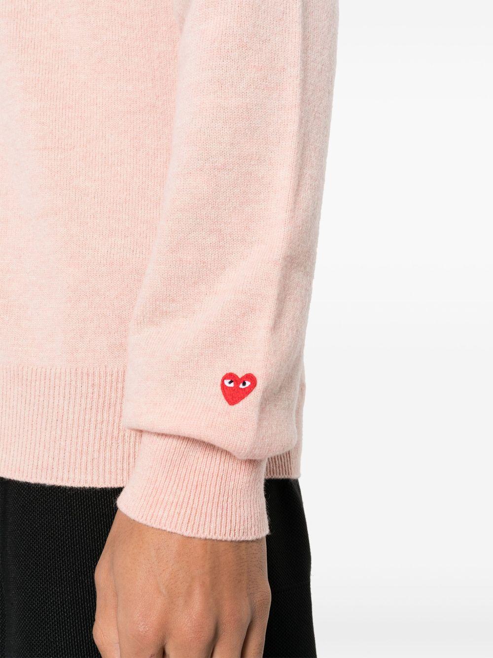 P1N092 5 LIGHT PINK COMME DES GARCONS PLAY