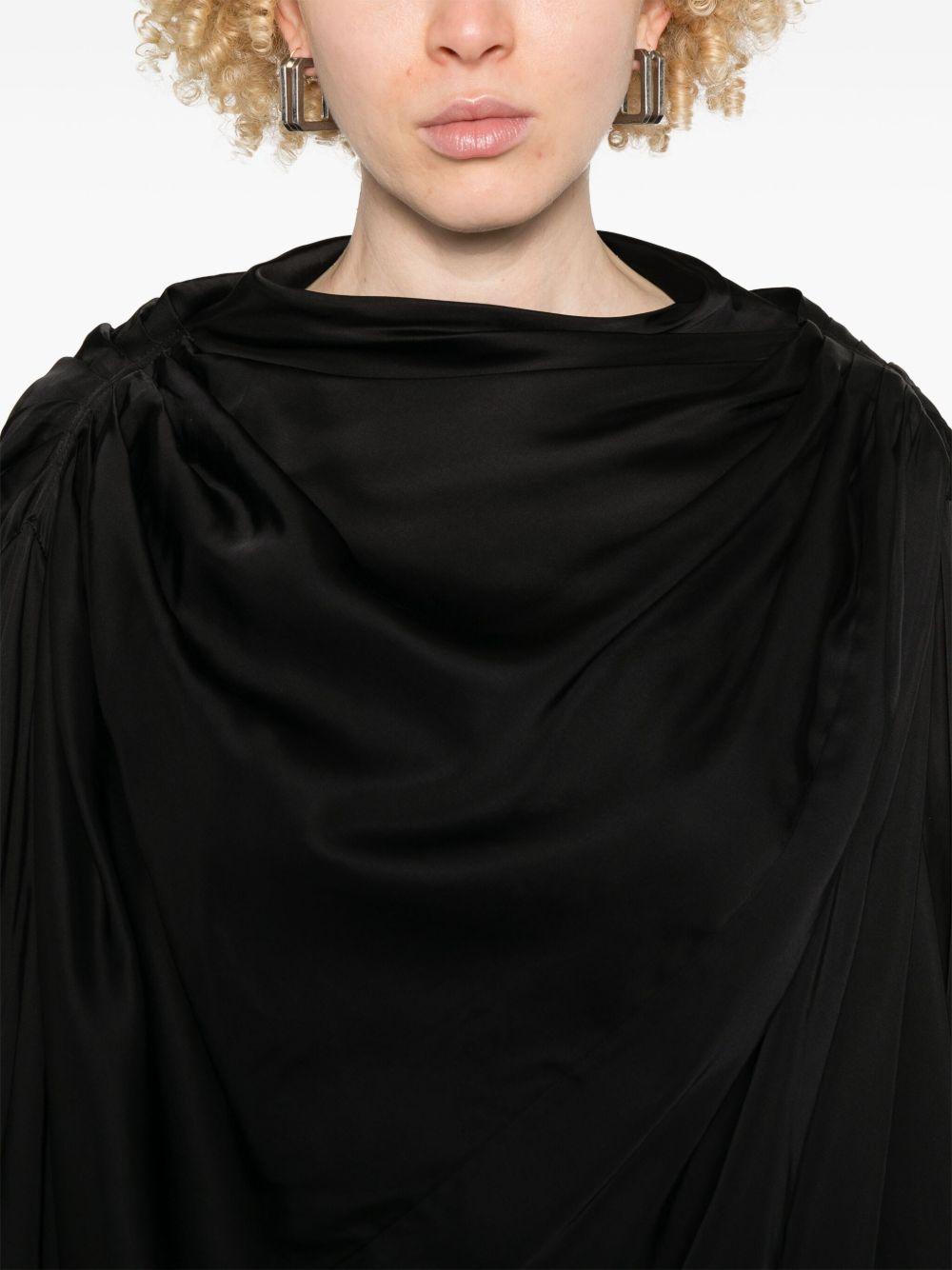 Claudette top RO01E7578SCH 09 BLACK RICK OWENS