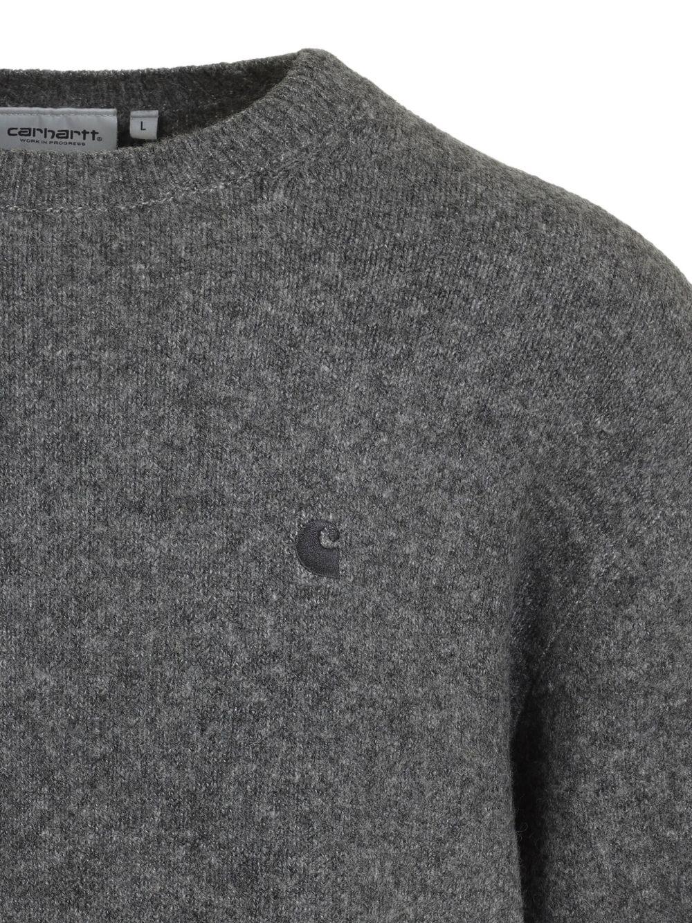 Curtis Sweater I035394 3AZXX TANGLED GRAPHITE CARHARTT WIP