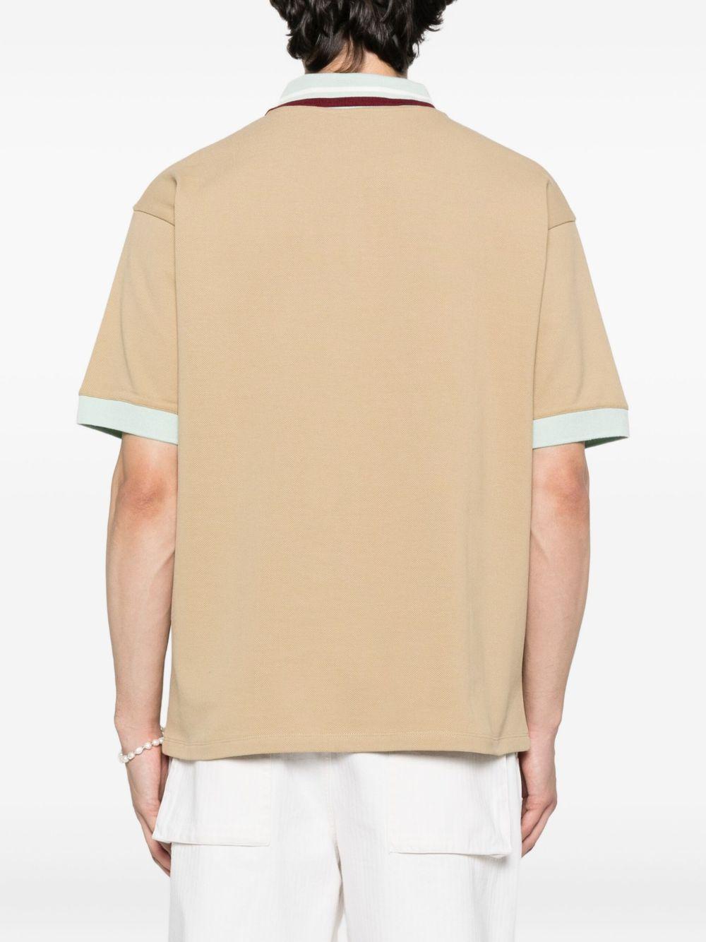 Le Polo D Miroir HPL138CO162 DARK BEIGE DROLE DE MONSIEUR