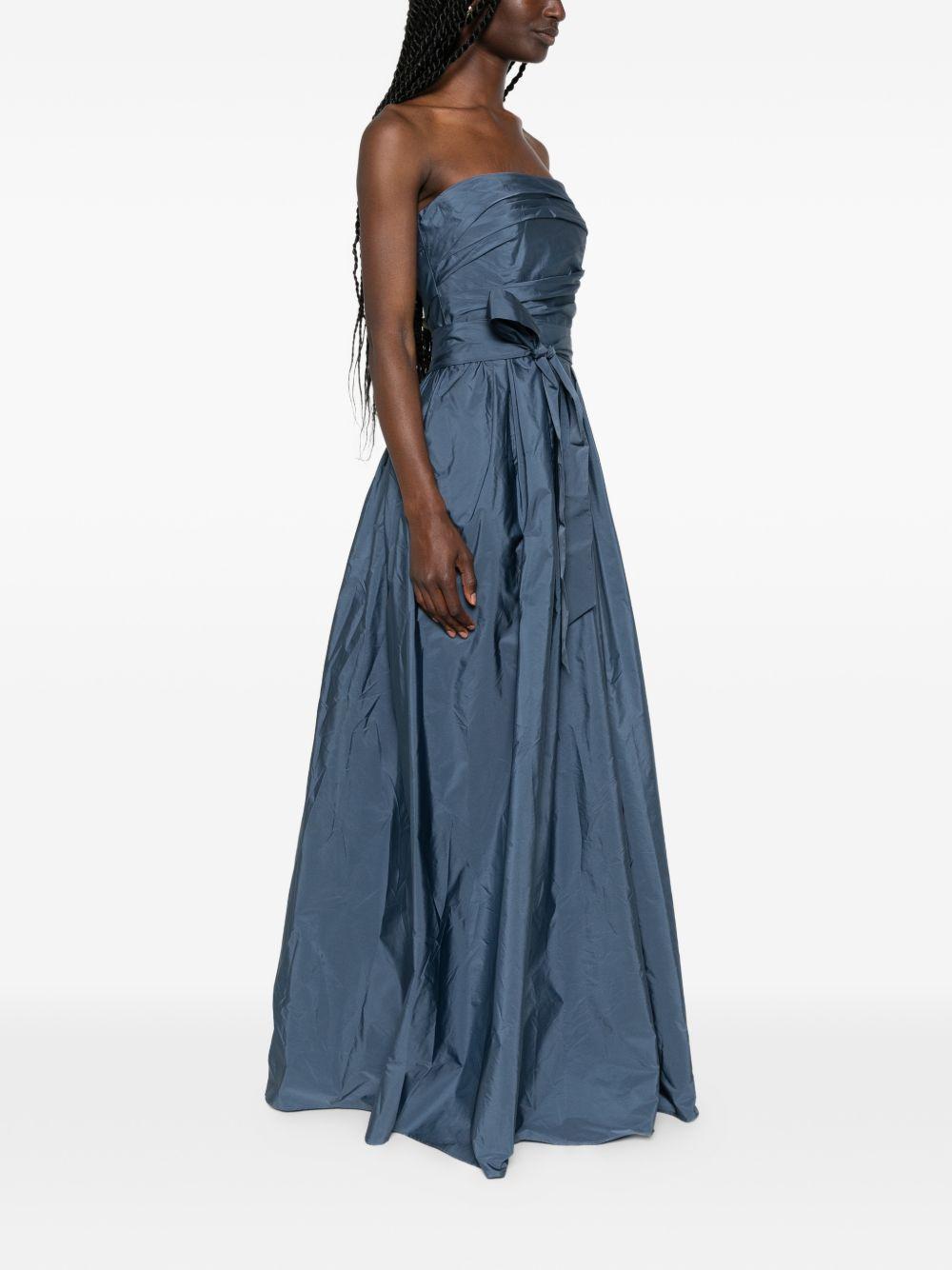 Abito In Taffeta MSEQUINOA 063 BLUE OPALE MAX MARA STUDIO