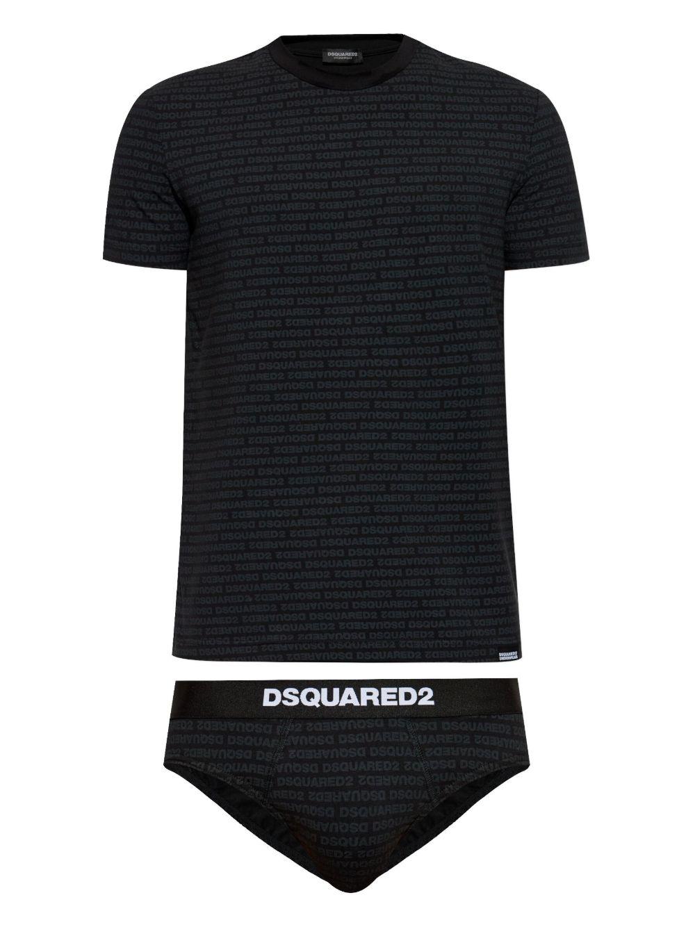 Night set D9H135510 001 BLACK DSQUARED2
