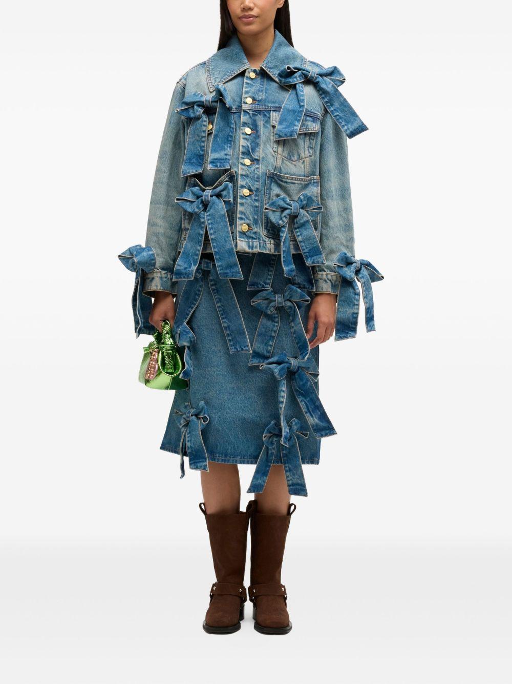 Light Rigid Denim Jacket A1010057 567 MID BLUE VINTAGE GANNI