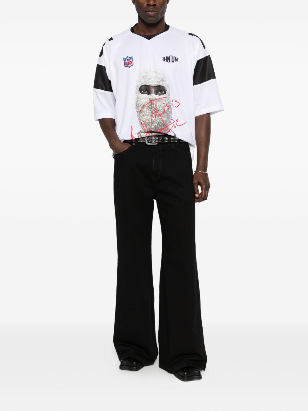 IH NOM UH NIT - T-shirt Authentic NUS26230 463 WHITE BLACK IH NOM UH NIT