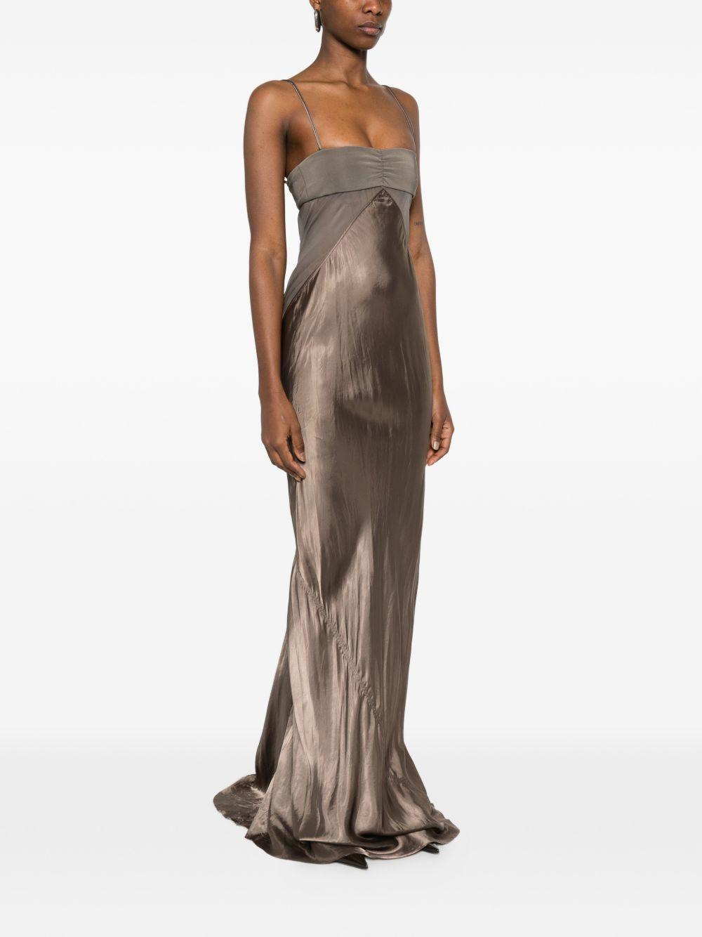 Combo Slip Gown RP01F6504JSVSN 34 DUST RICK OWENS