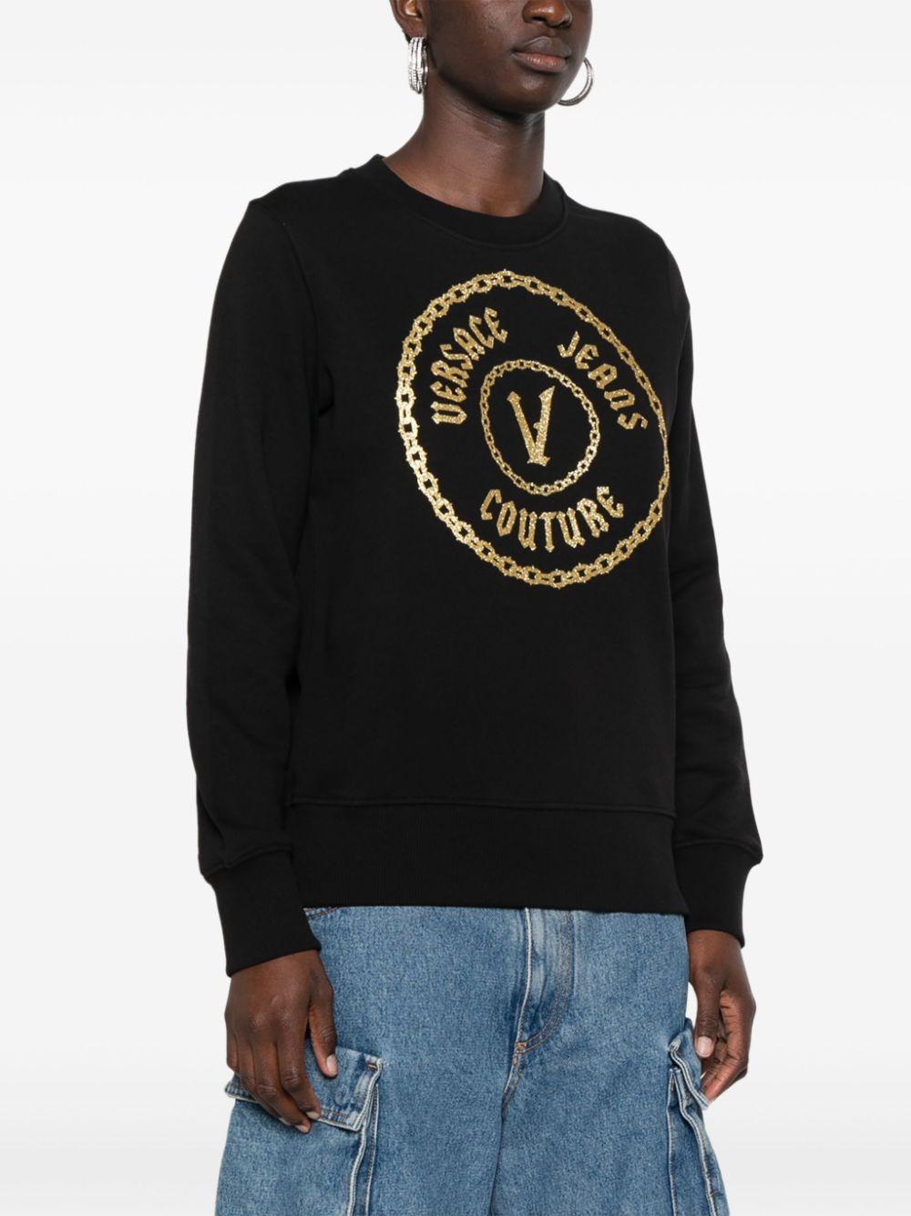 77HAIT02CF01T G89 BLACK GOLD VERSACE JEANS COUTURE