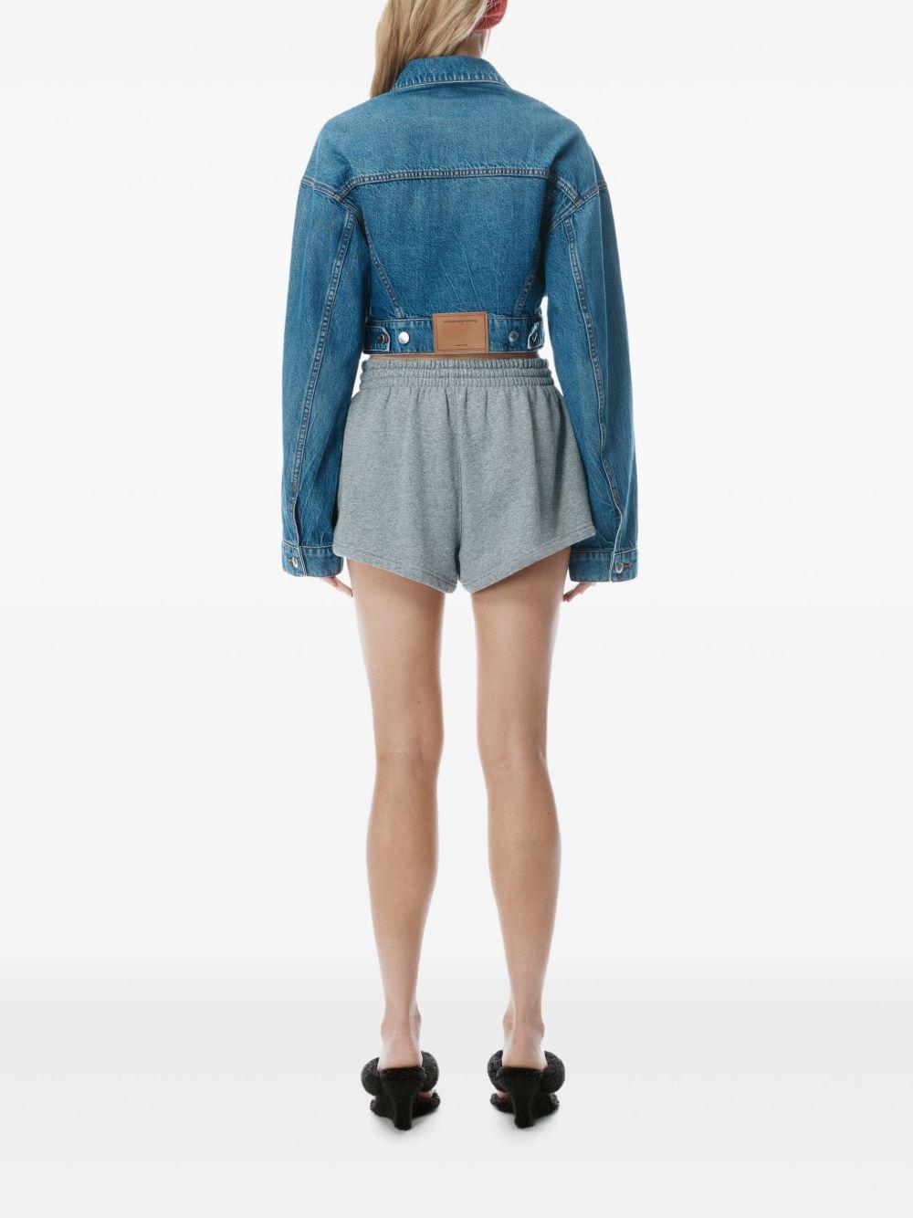 Denim wrapped jacket 4DC2252676 401 DEEP BLUE ALEXANDER WANG