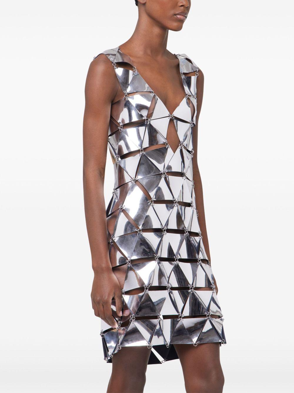 Assembly mini dress 25EIRO103PS0557 P061 MIRROR RABANNE