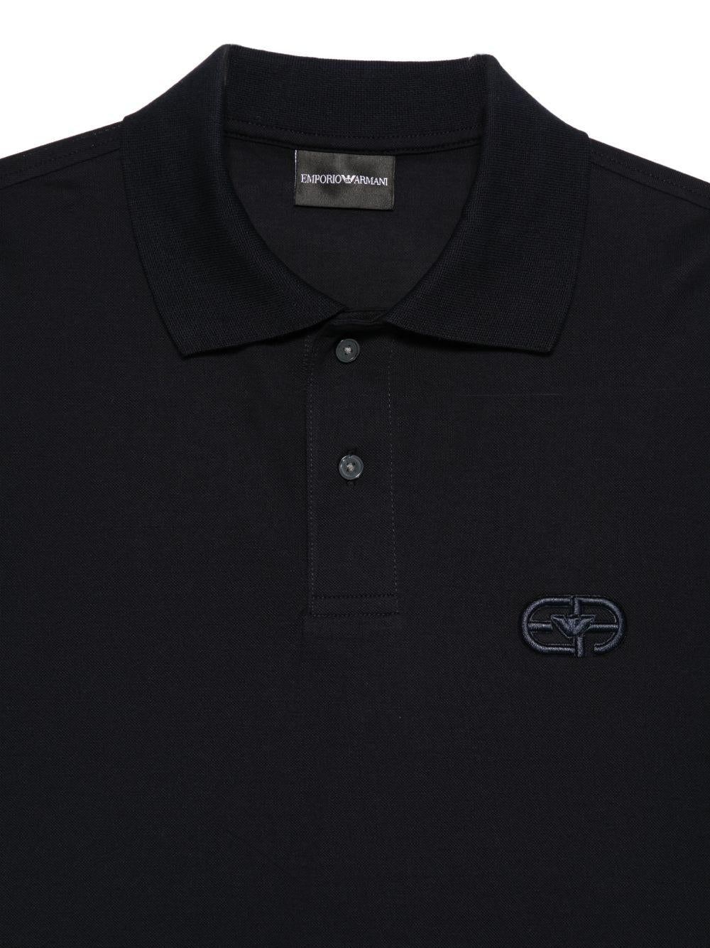 Polo In Jersey Di Cotone Elastan EM004579AF13742 UB118 EMPORIO ARMANI