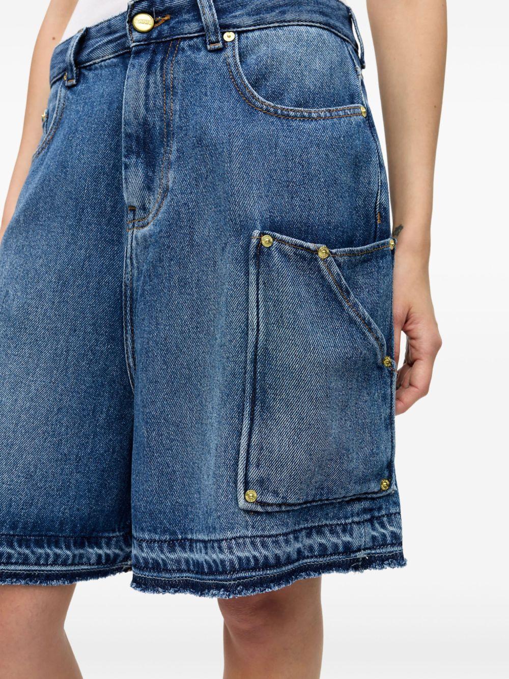 Blue Denim Shorts J1702 567 MID BLUE VINTAGE GANNI