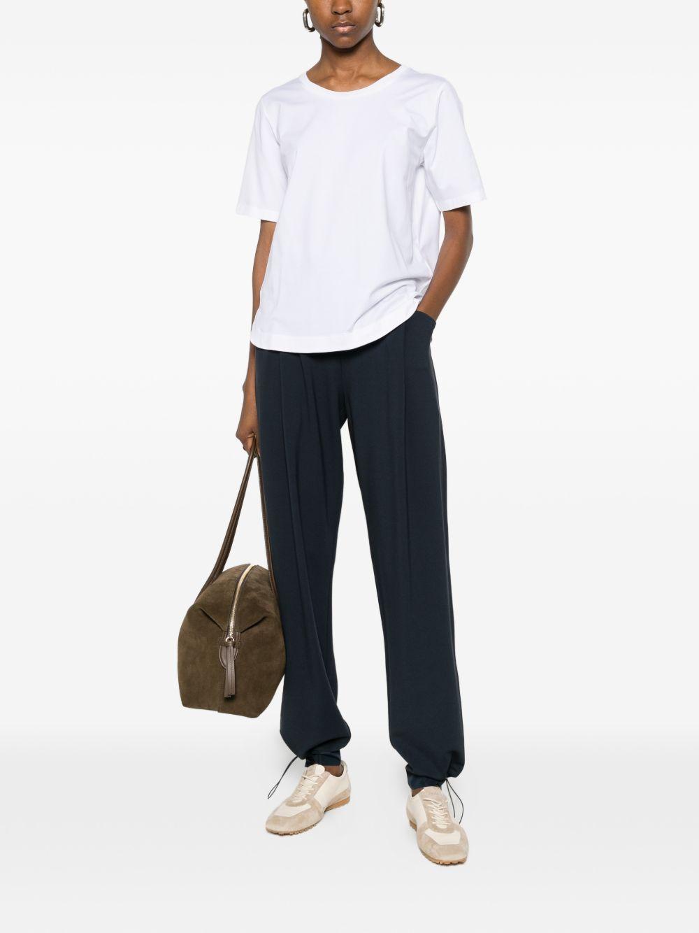 T-SHIRT IN SUPERFINE COTTON STRETCH JG000325D52003 1000 BIANCO HERNO