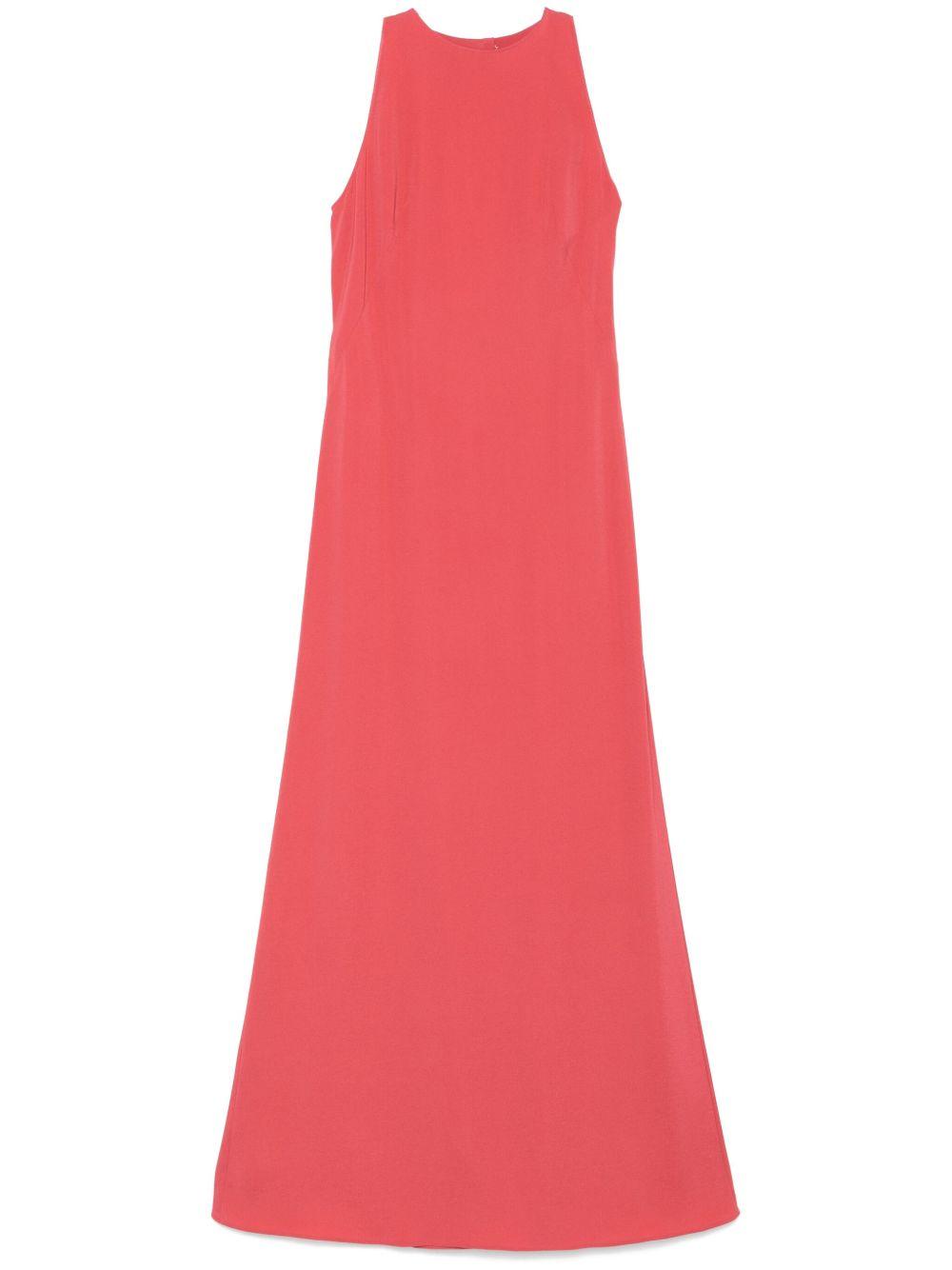 Abito Lungo Corallo A04261618 0199 VIOLA ALBERTA FERRETTI