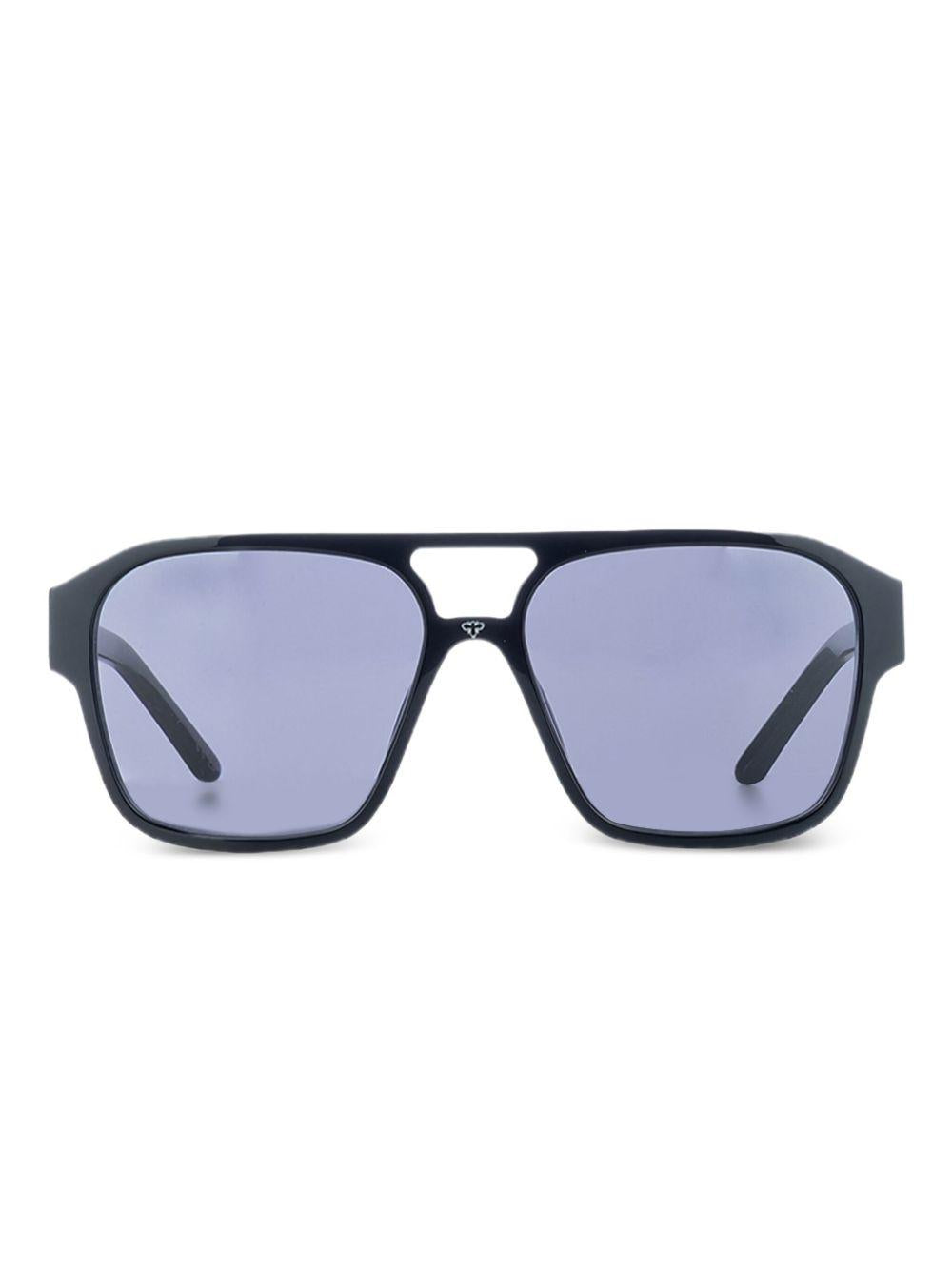 Occhiali da sole Doppioponte Devoto DOPPIOPONTE BLACK BLUE FACE HIDE